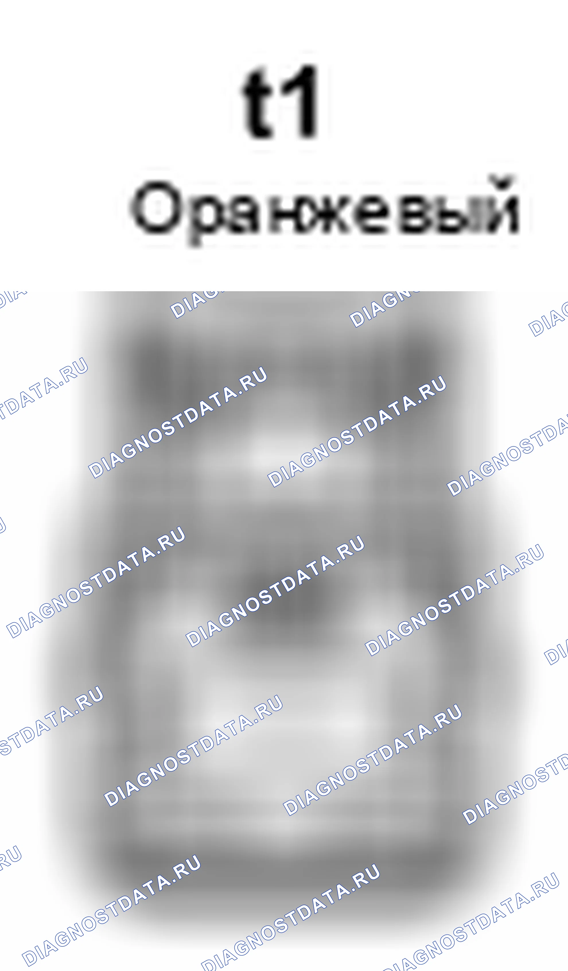 Рис. 654: Вид с торца главного релейного разъема системы (t1). Toyota Camry XV40