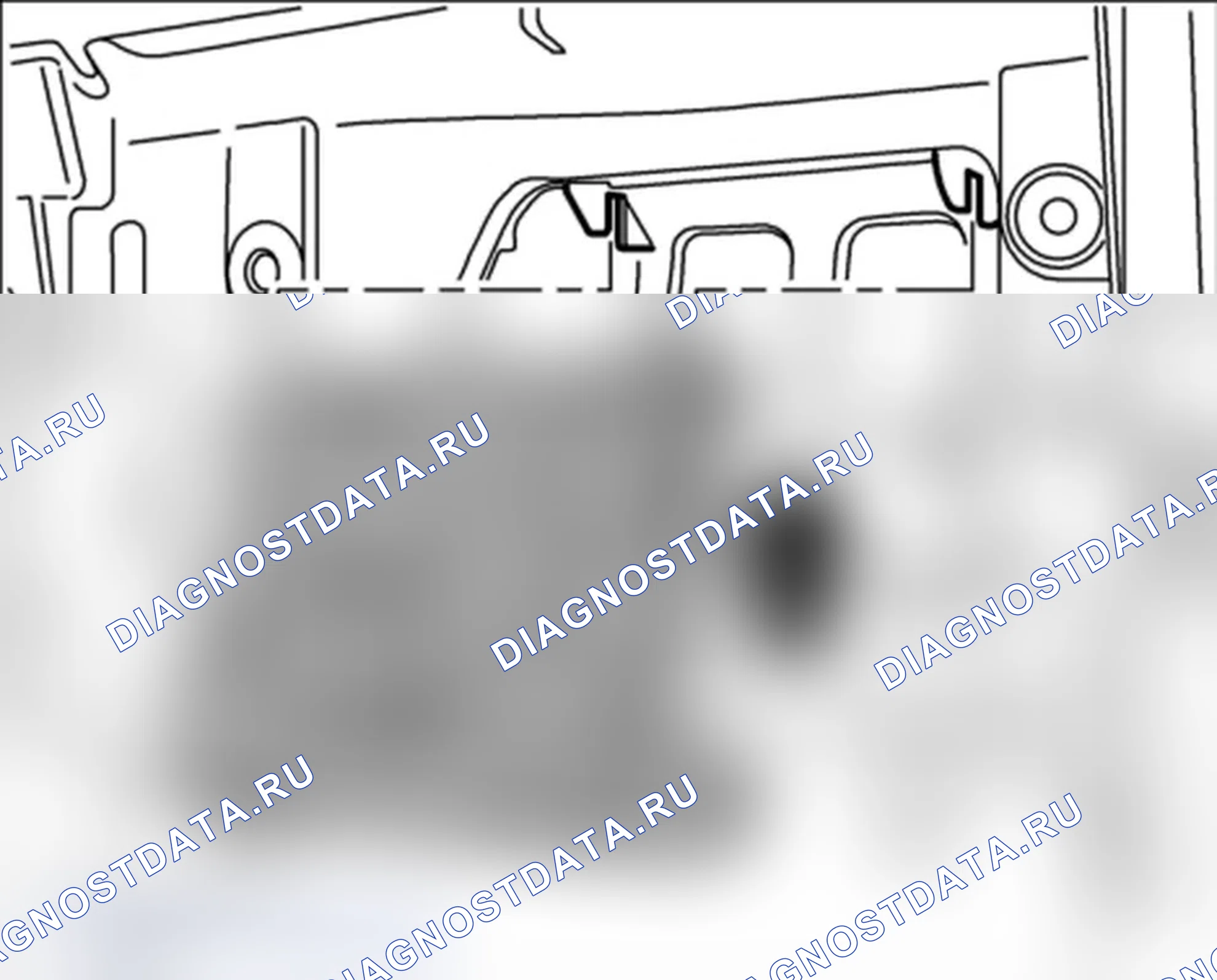 Рис. 85: Установка переключателя для стеклоподъемников. Porsche 911 GT3 997