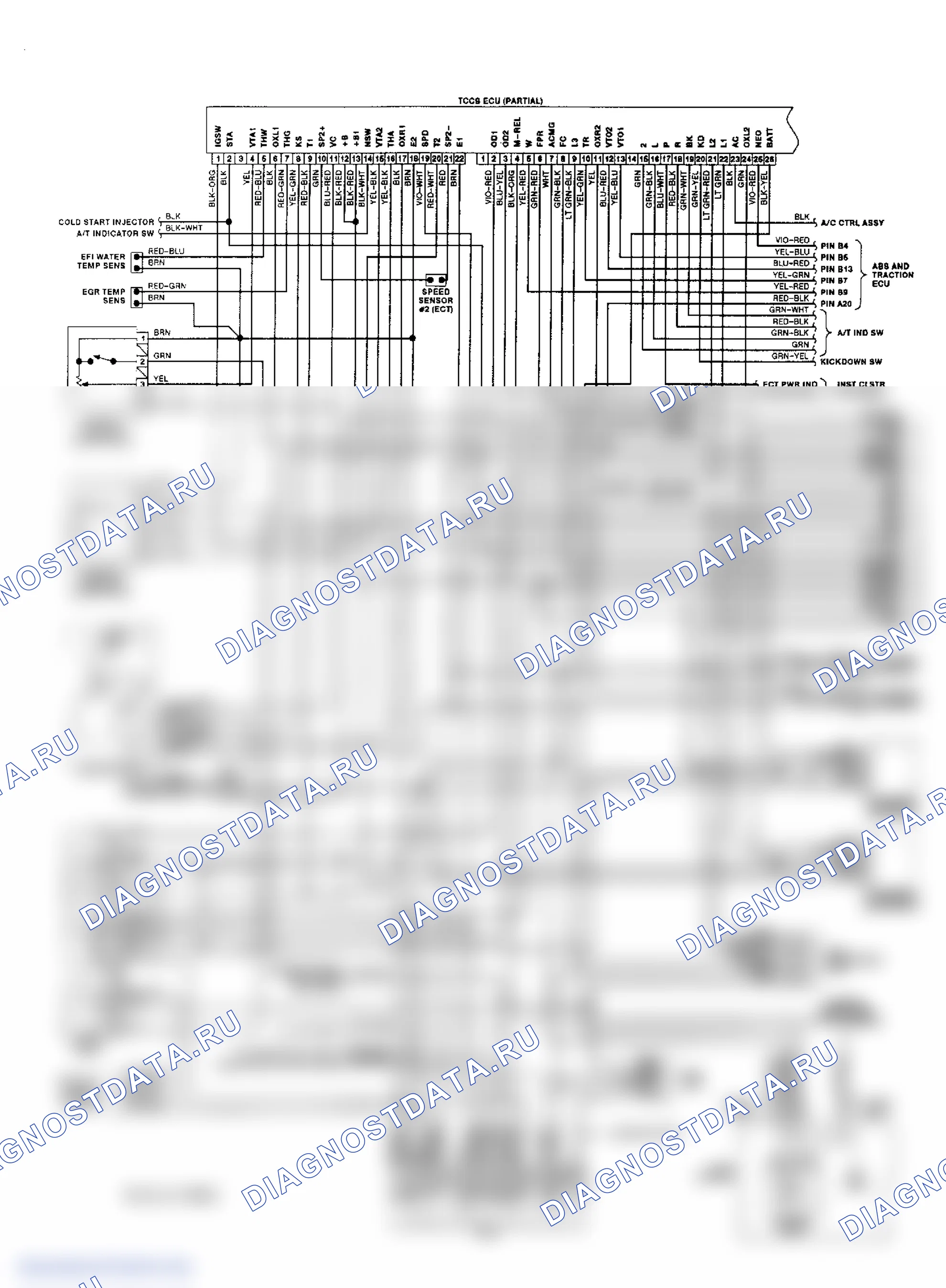 Wiring Diagram (LS400 4.0L - 1 Of 2). Lexus ES XV10