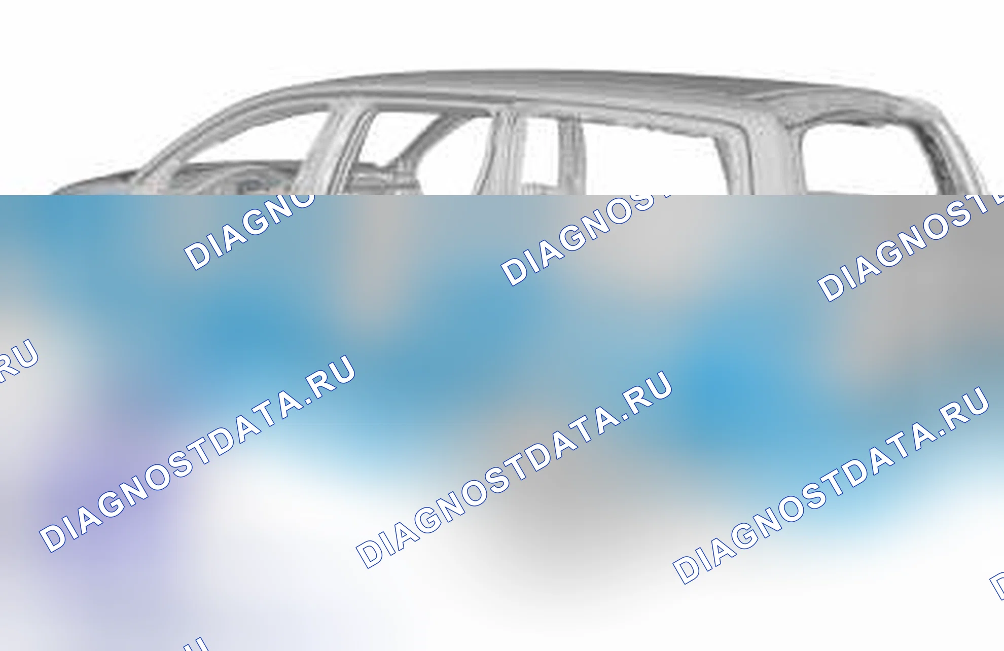 Рис. 27: СХЕМА АНТИКОРРОЗИОННОЙ ЗАЩИТЫ ПОЛОСТИ. Volvo XC70 II