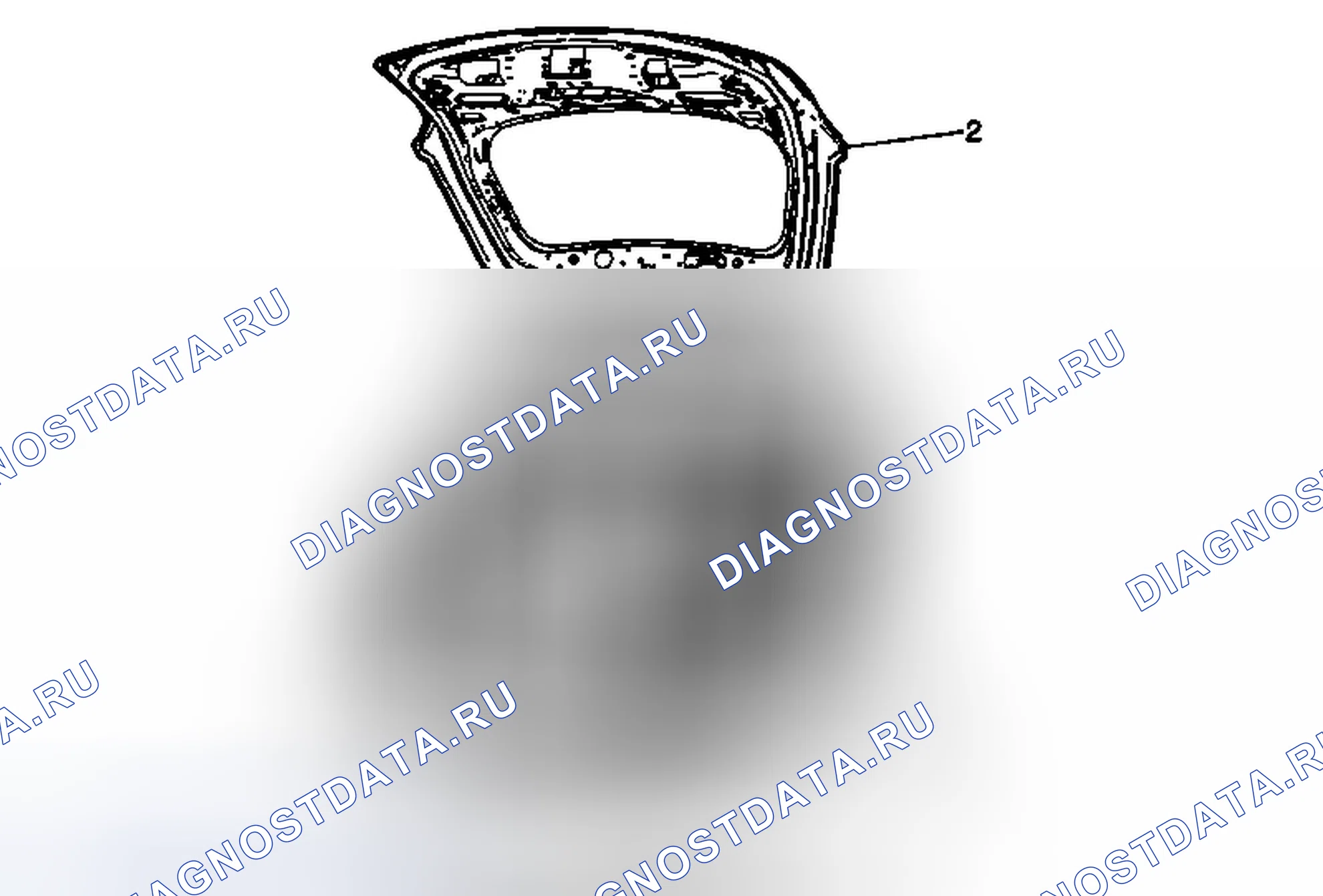 Рис. 39: Замена дверь багажника. Chevrolet Equinox II