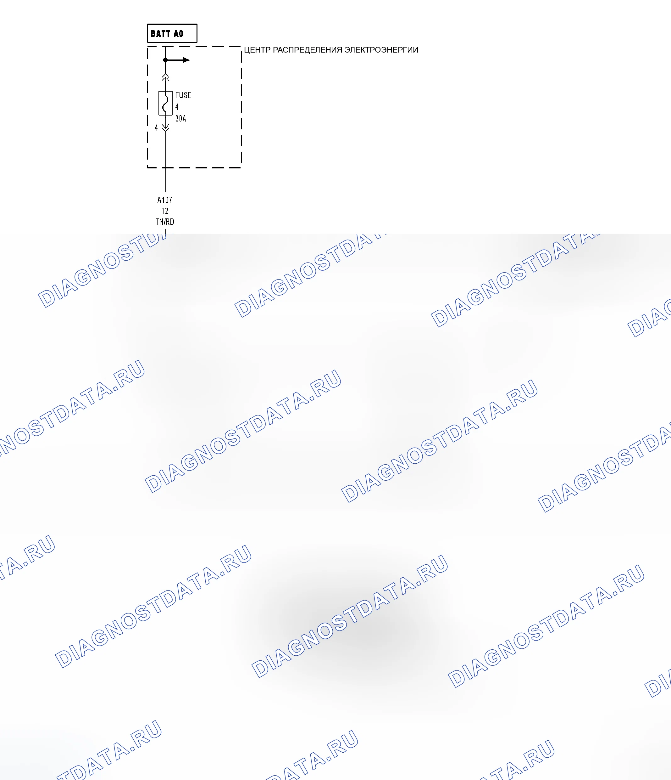 Рис. 62: Принципиальная схема. Jeep Commander I