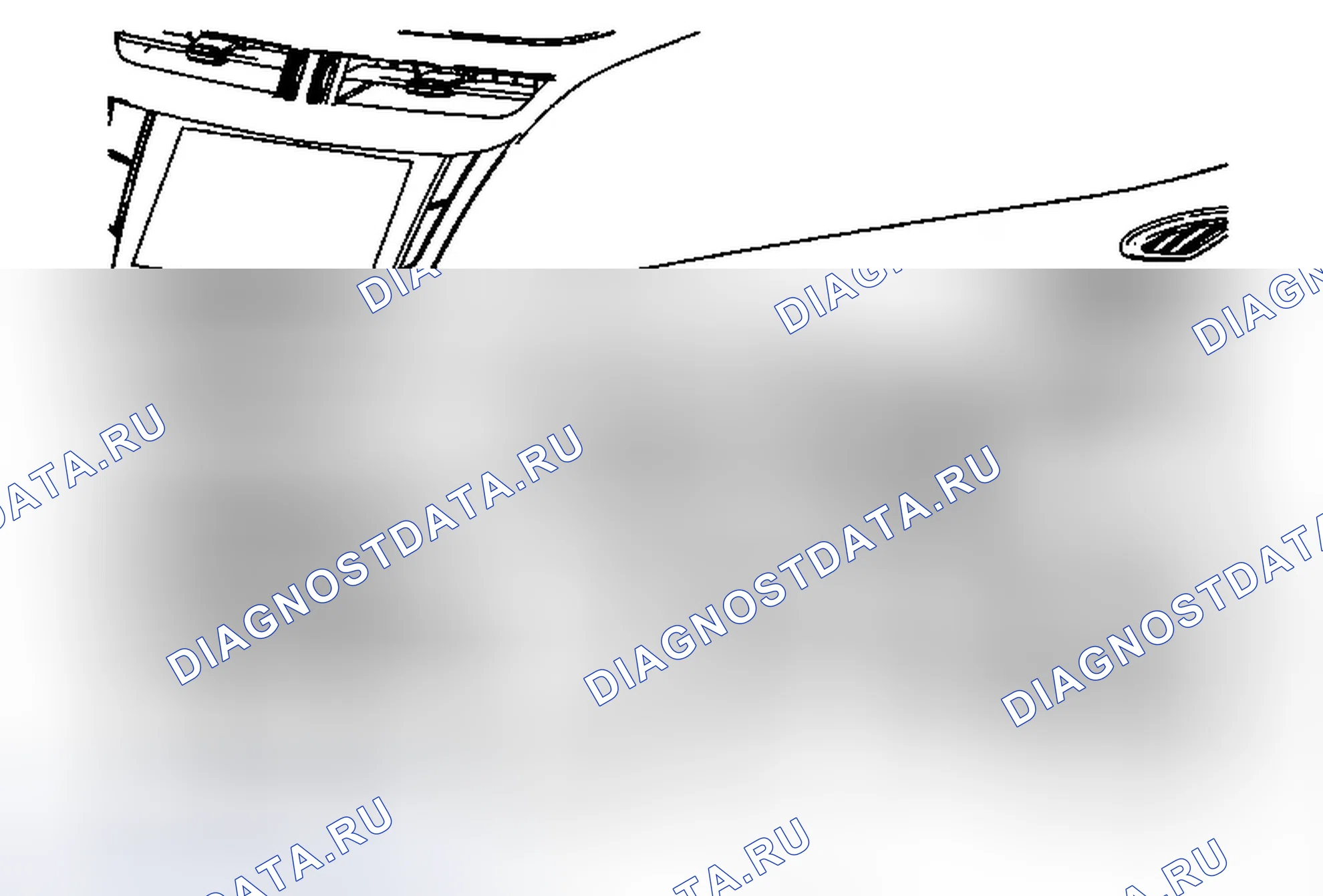 Рис. 95: Замена полки отсека приборной панели. Cadillac ELR I