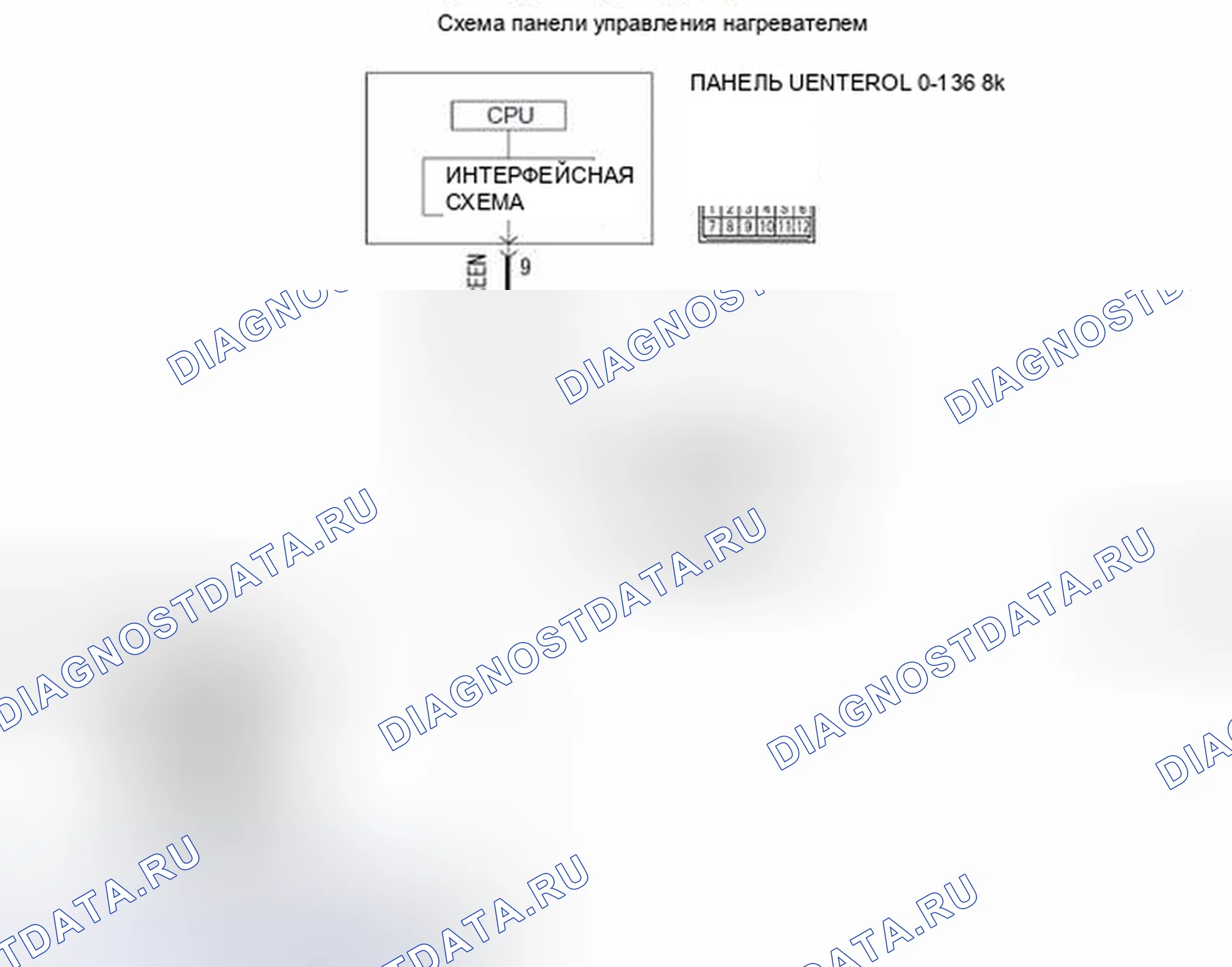 Рис. 9: расшифровка кода ошибки B1003: Mode Dial Sw Error < Транспортные средства без кондиционера >. Mazda MX-5 NB