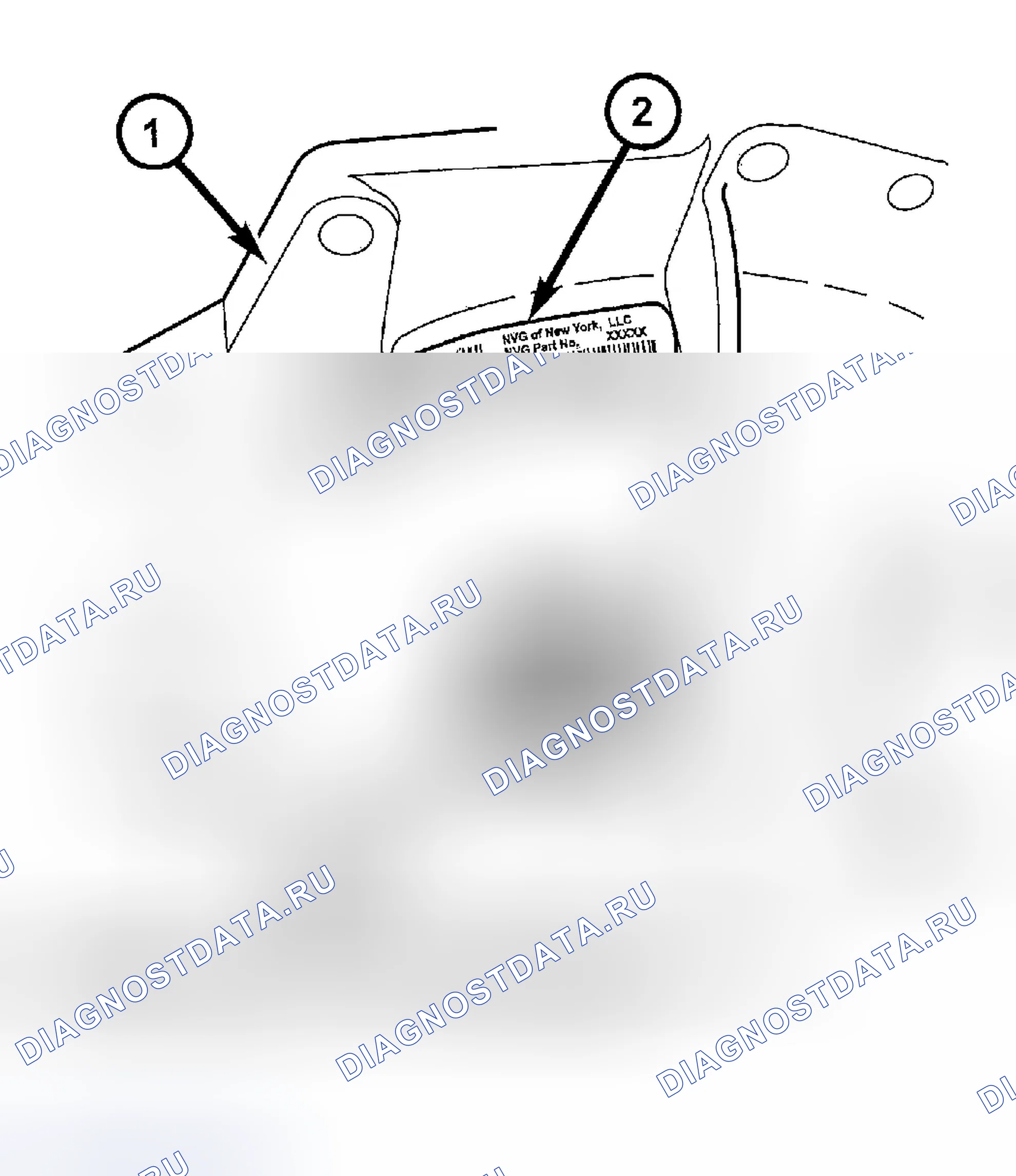 Рис. 32: ИДЕНТИФИКАЦИЯ трансмиссия. Chrysler Town & Country IV