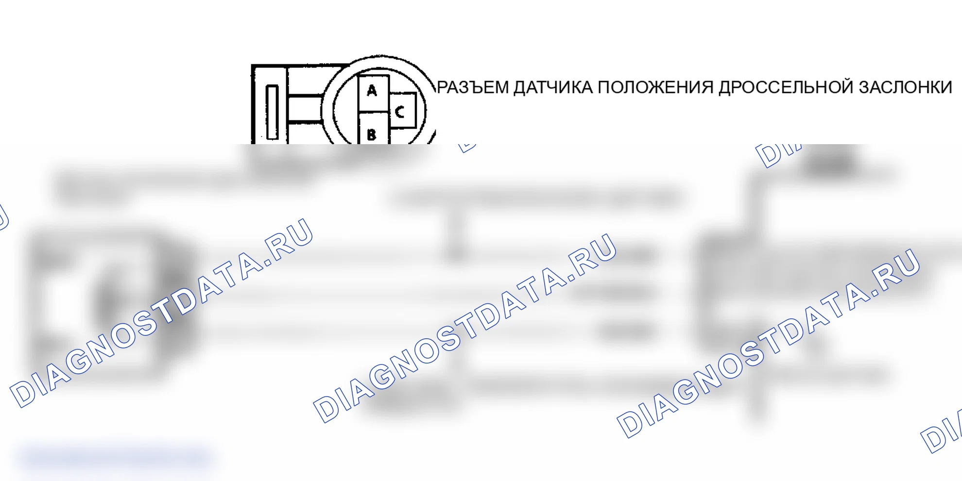 Рис. 421: Код 21 Схема: датчик положения дроссельной заслонки сигнал напряжение высокий (A/J/N/P кузов). Oldsmobile Cutlass Ciera I