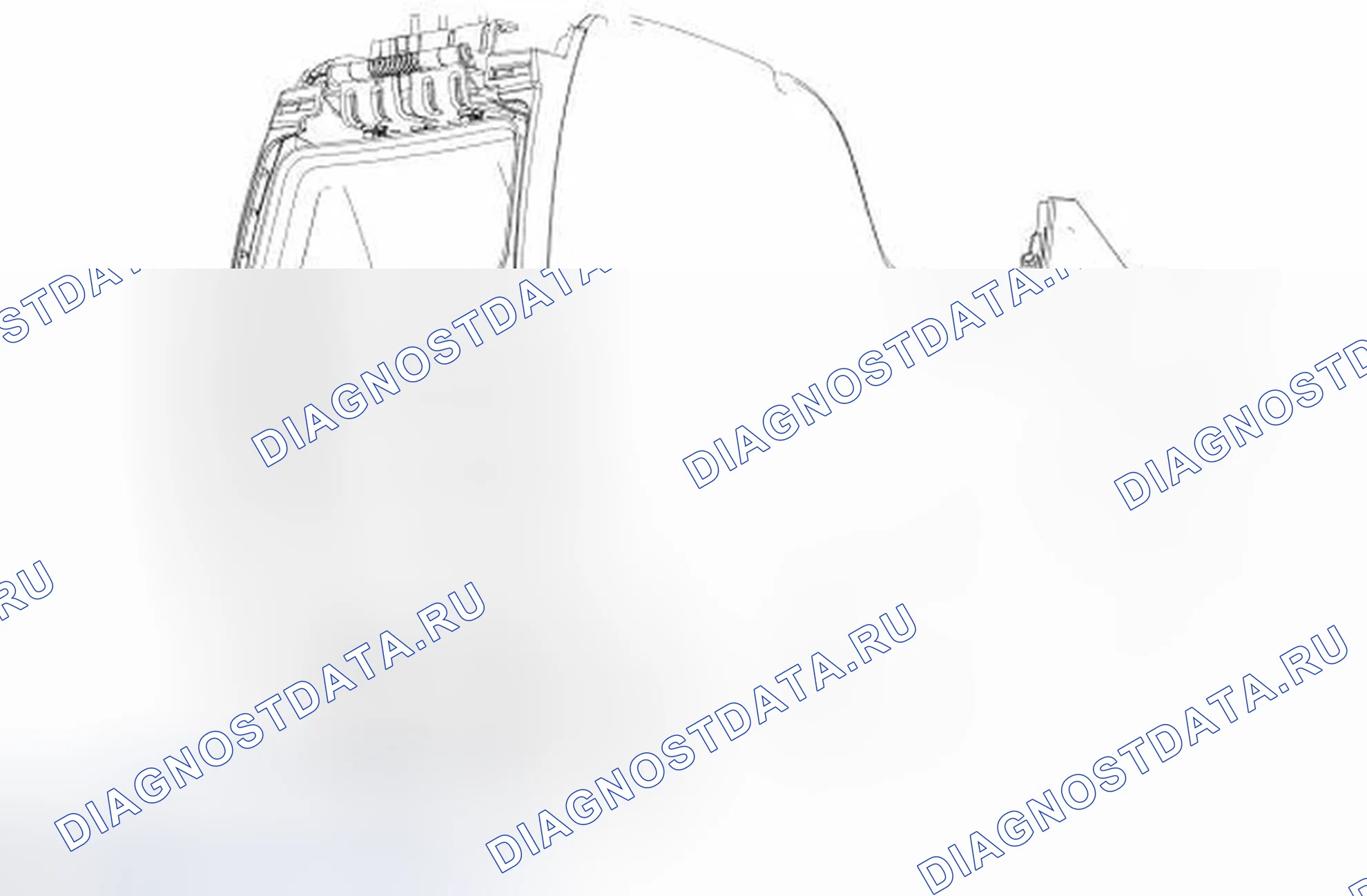 Рис. 39: Кабель и порт универсальной последовательной шины (USB). Ford Edge I
