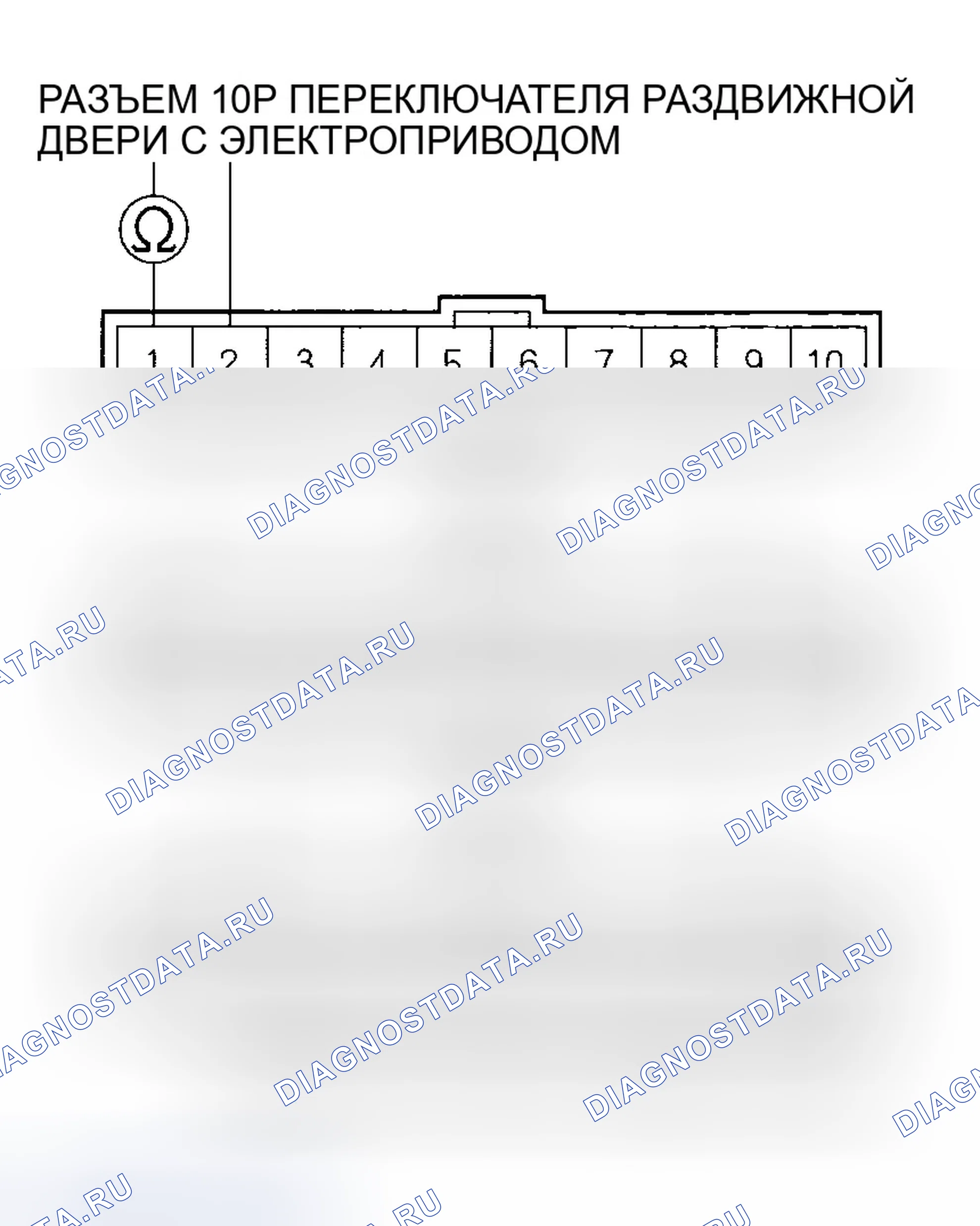 Рис. 259: расшифровка кода ошибки B2039: Левый силовой переключатель раздвижной двери Ошибка ввода сигнала открытия / закрытия (ввод в то же время). Honda Odyssey III