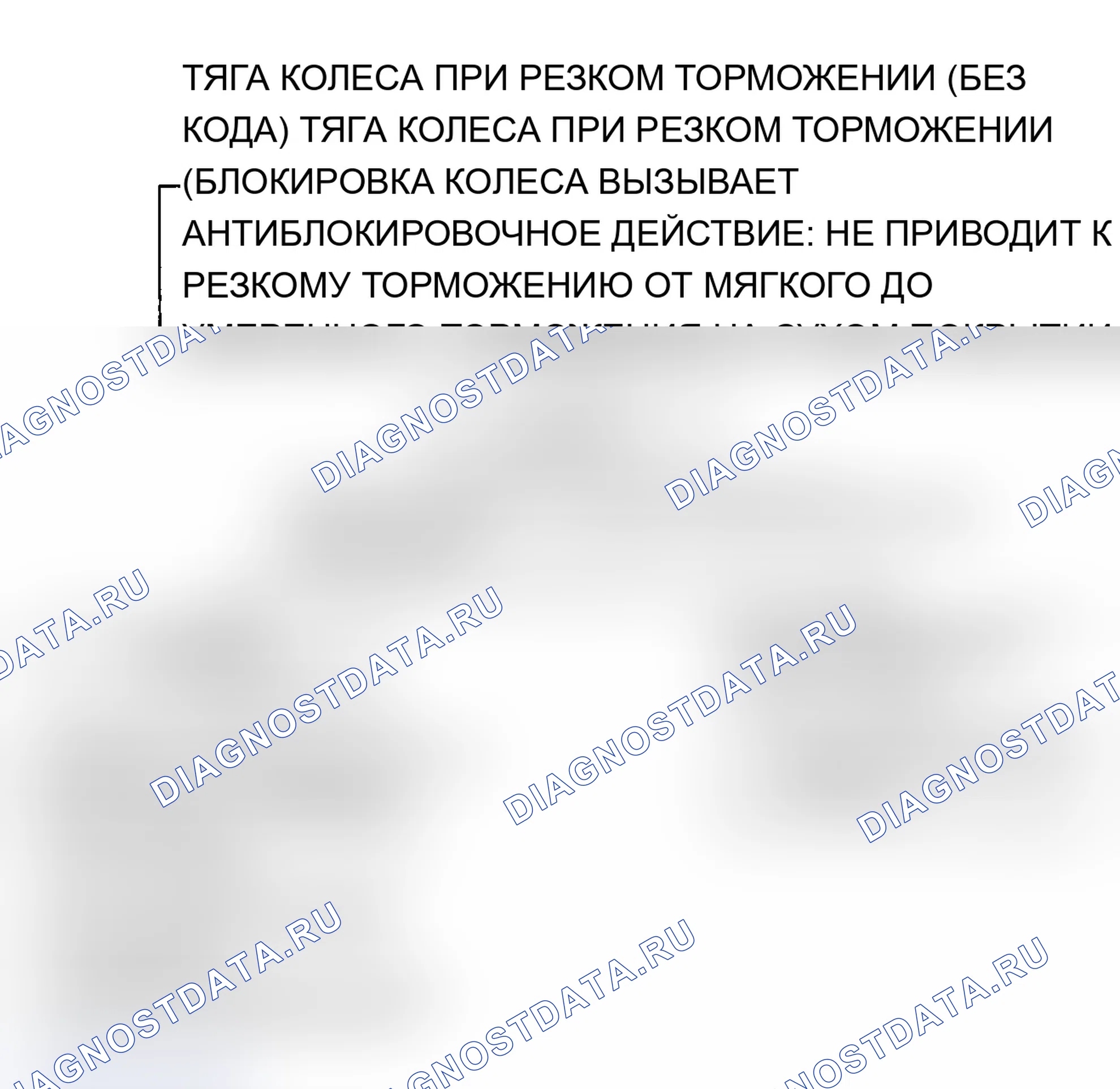 Рис. 44: ТЯГА КОЛЕСА ПРИ РЕЗКОМ ТОРМОЖЕНИИ. Chevrolet Chevy Van G10 