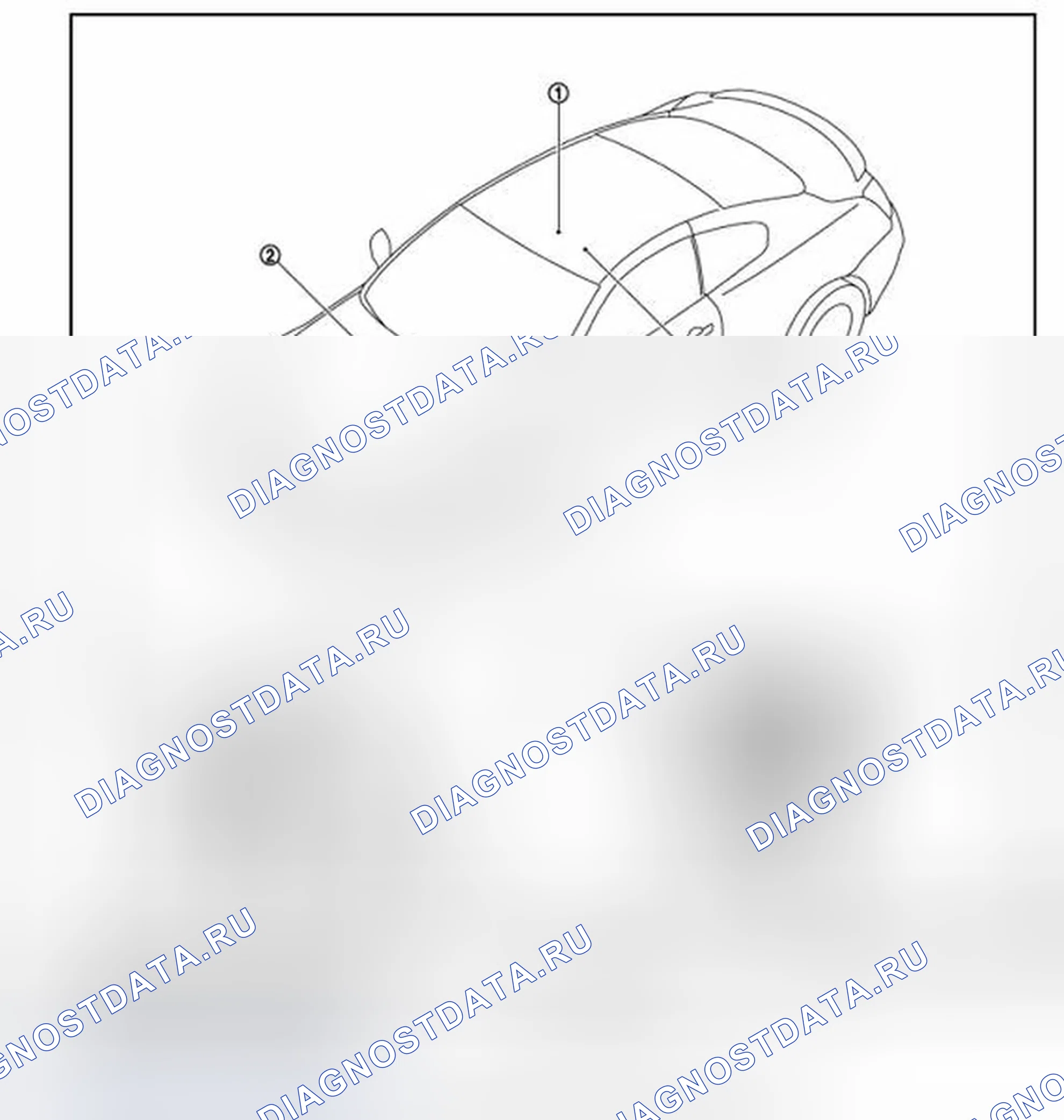 Рис. 67: Расположение компонентов. Infiniti G37 IV рестайлинг