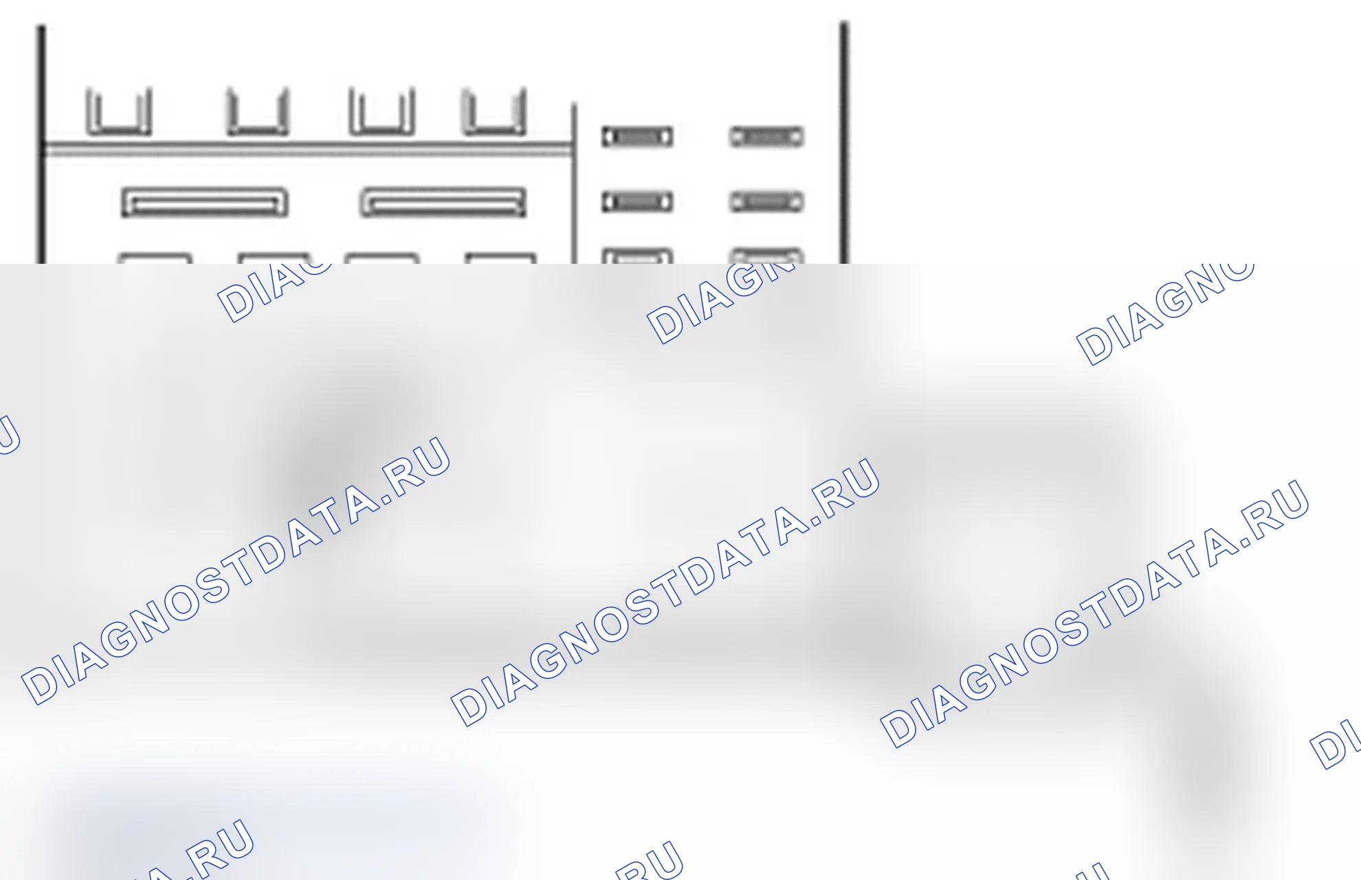Рис. 38: ТОЧЕЧНОЕ ИСПЫТАНИЕ R: ПРОТИВОТУМАННЫЕ ФАРЫ НЕ РАБОТАЮТ. Mercury Grand Marquis IV рестайлинг