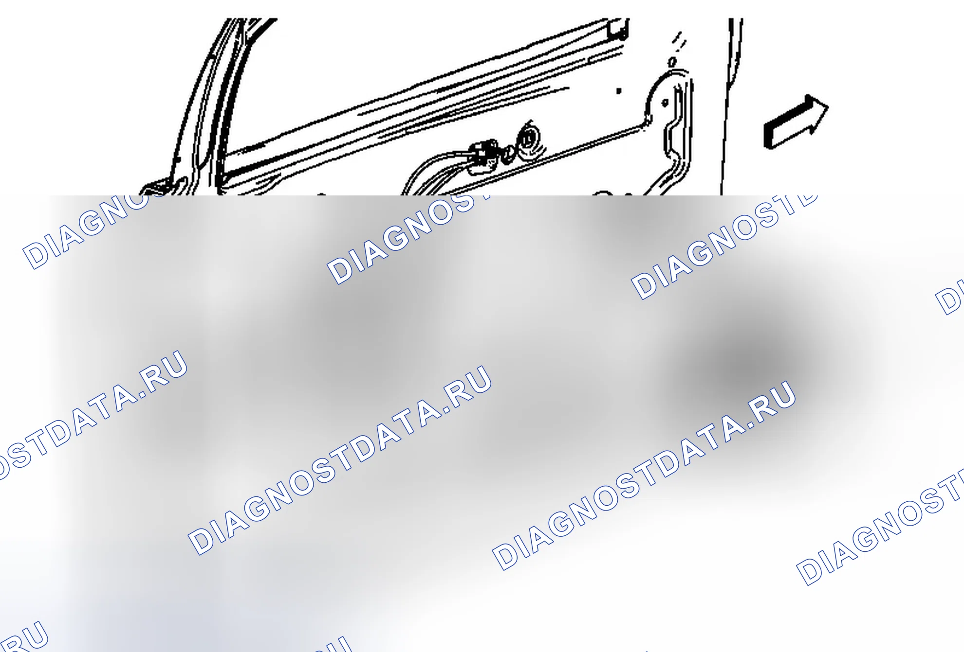Рис. 11: Замена нижнего динамика передней боковой двери радиоприемника. Chevrolet Malibu VII