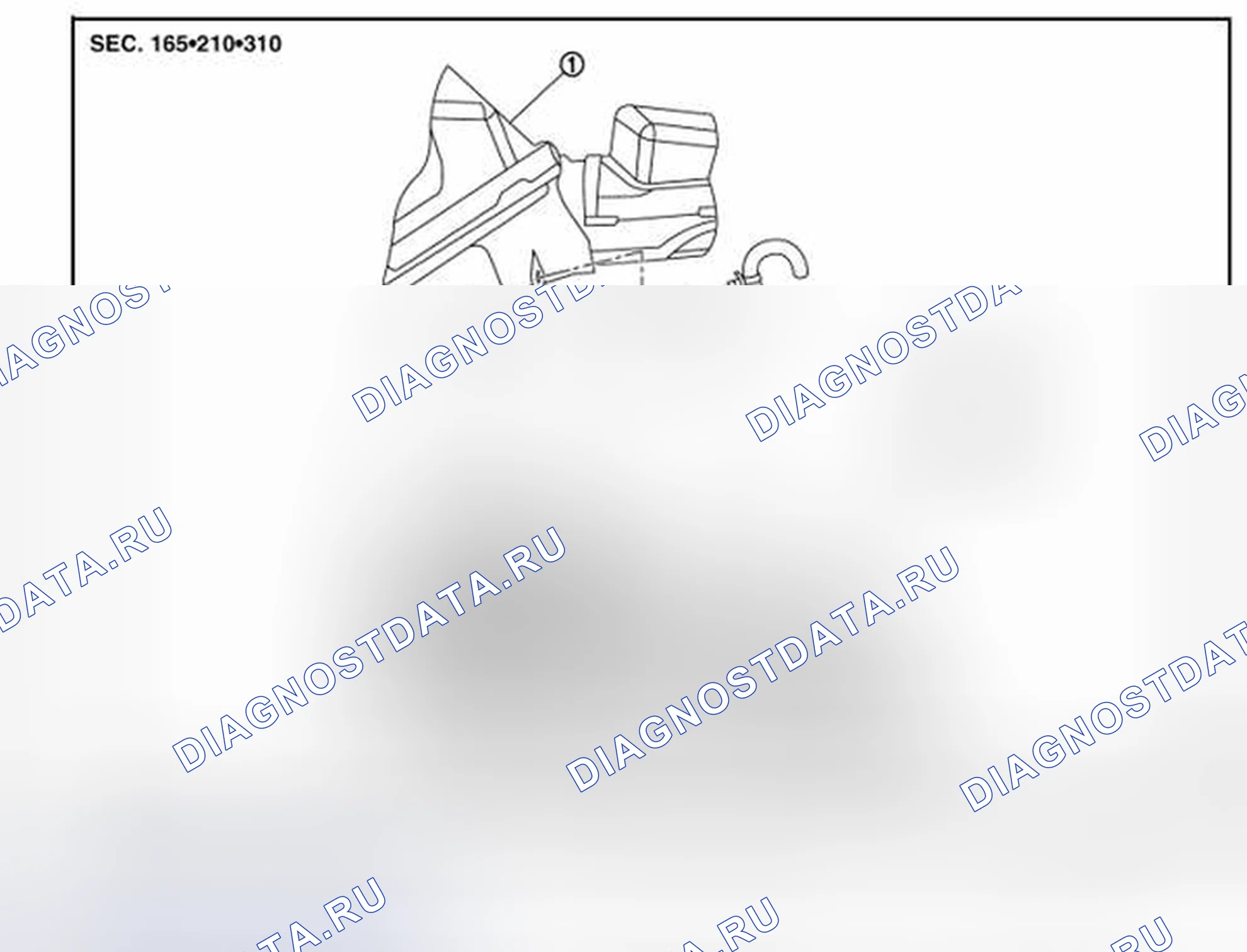 Рис. 18: Разнесенный вид. Nissan Quest IV