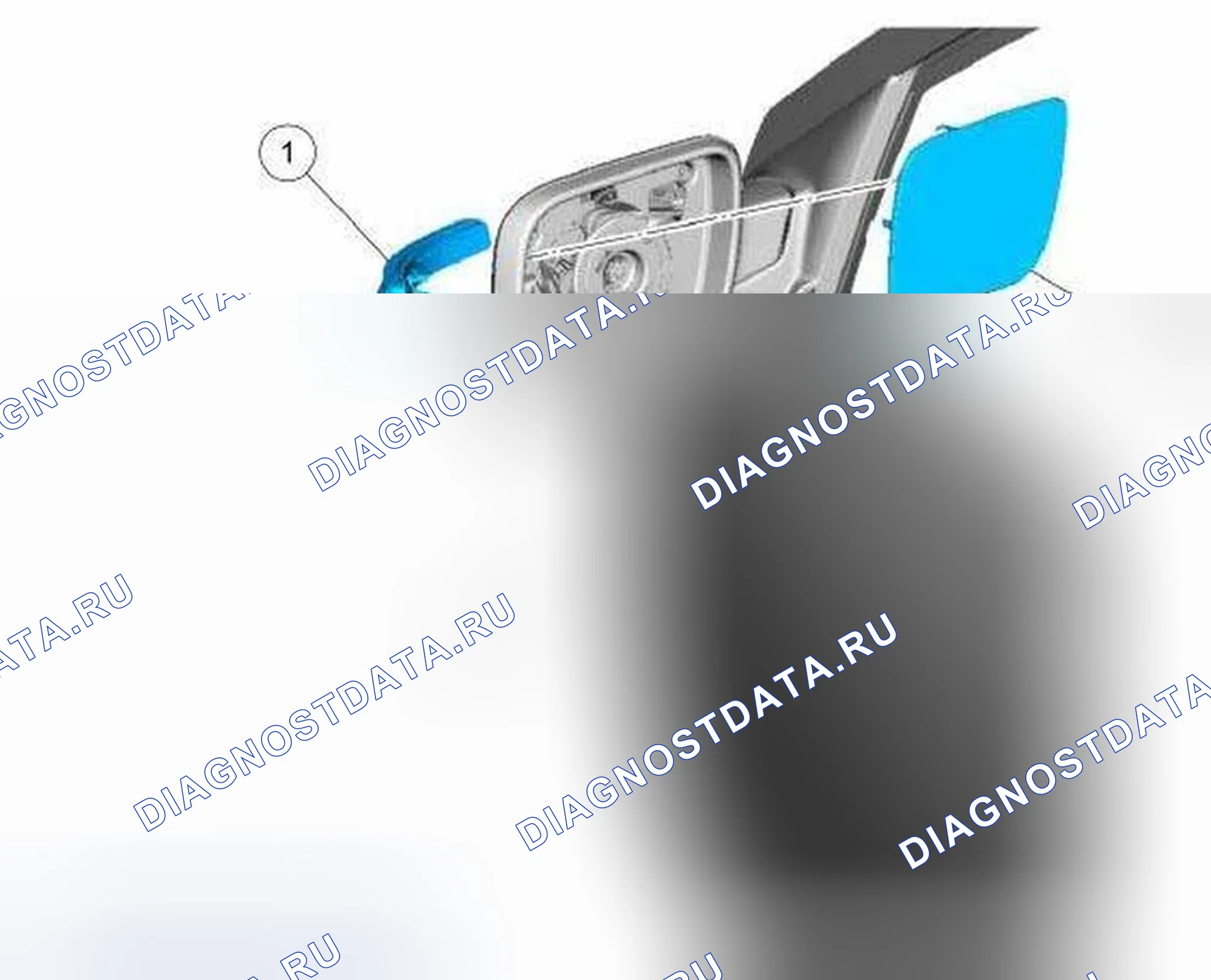 Рис. 104: Разнесенный вид. Ford Explorer V