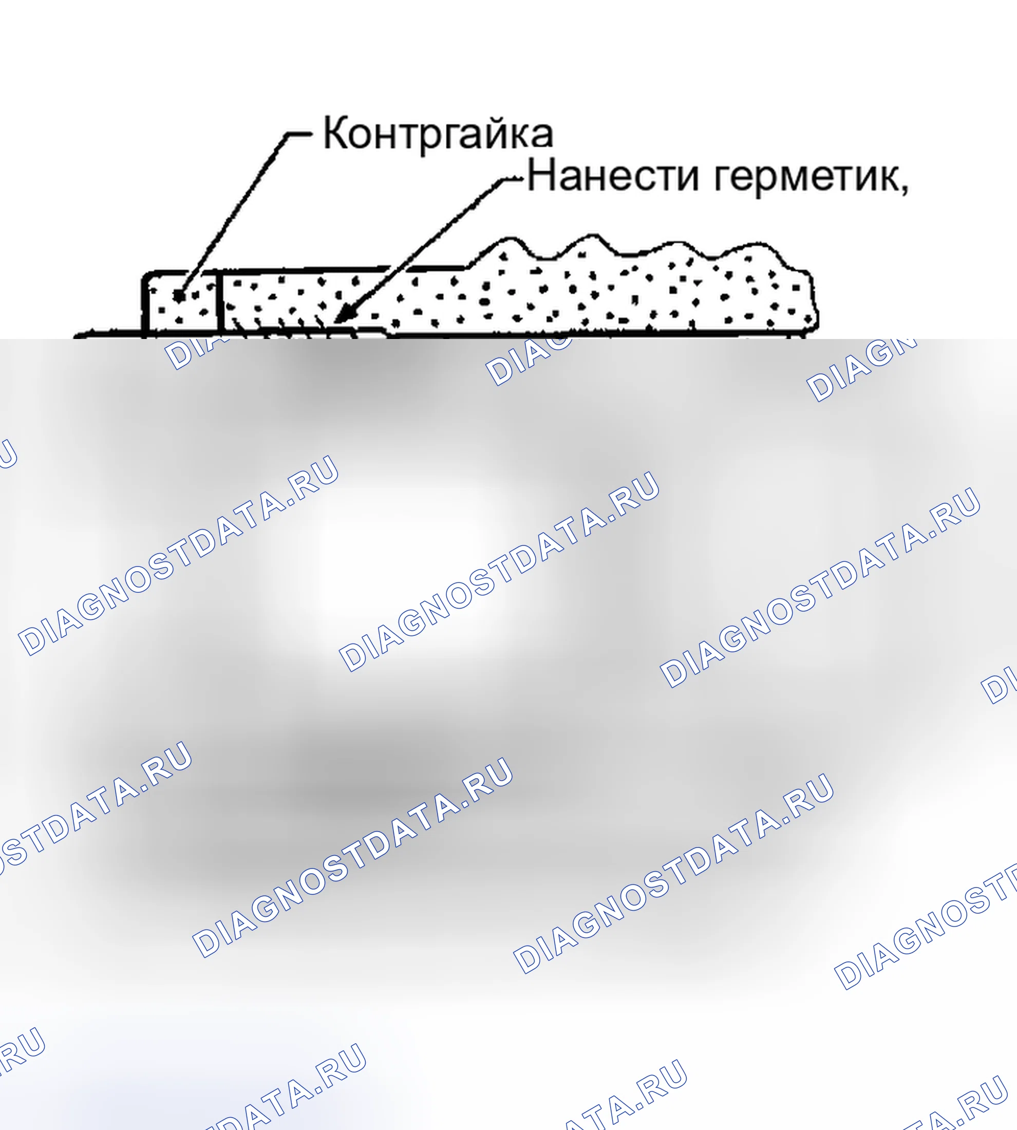 Рис. 1: Регулировка вращающего момента шестерни. Nissan Altima L31