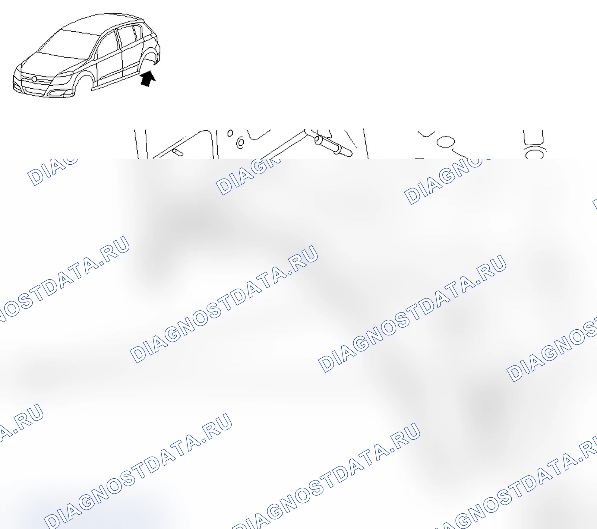 Противокоррозионные мероприятия по уплотнению швов. Opel Astra H