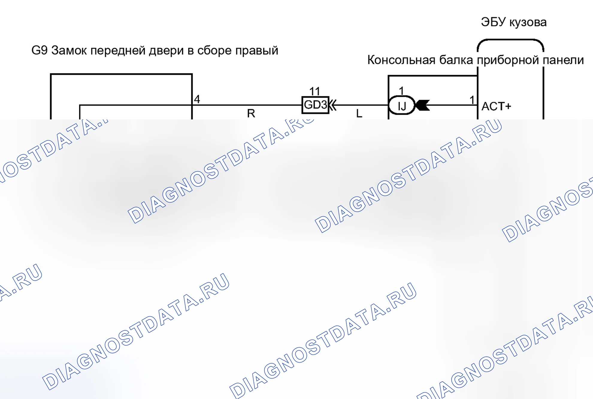 Рис. 196: электросхема. Toyota Avalon XX30 рестайлинг 2