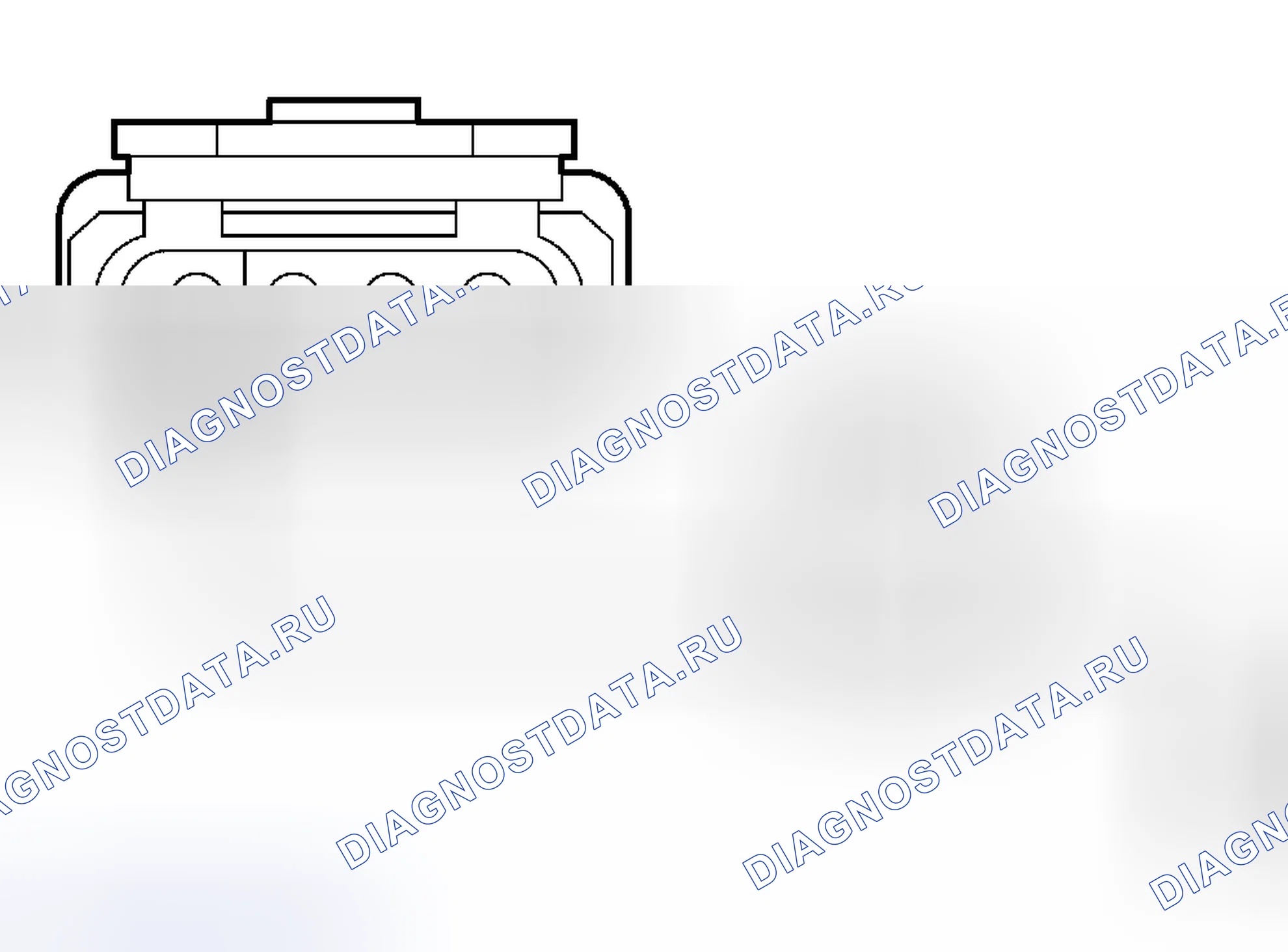 Рис. 108: ТОЧЕЧНОЕ ИСПЫТАНИЕ W: ЛАМПЫ ПРИЦЕПА НЕ РАБОТАЮТ. Hyundai Mistra I рестайлинг
