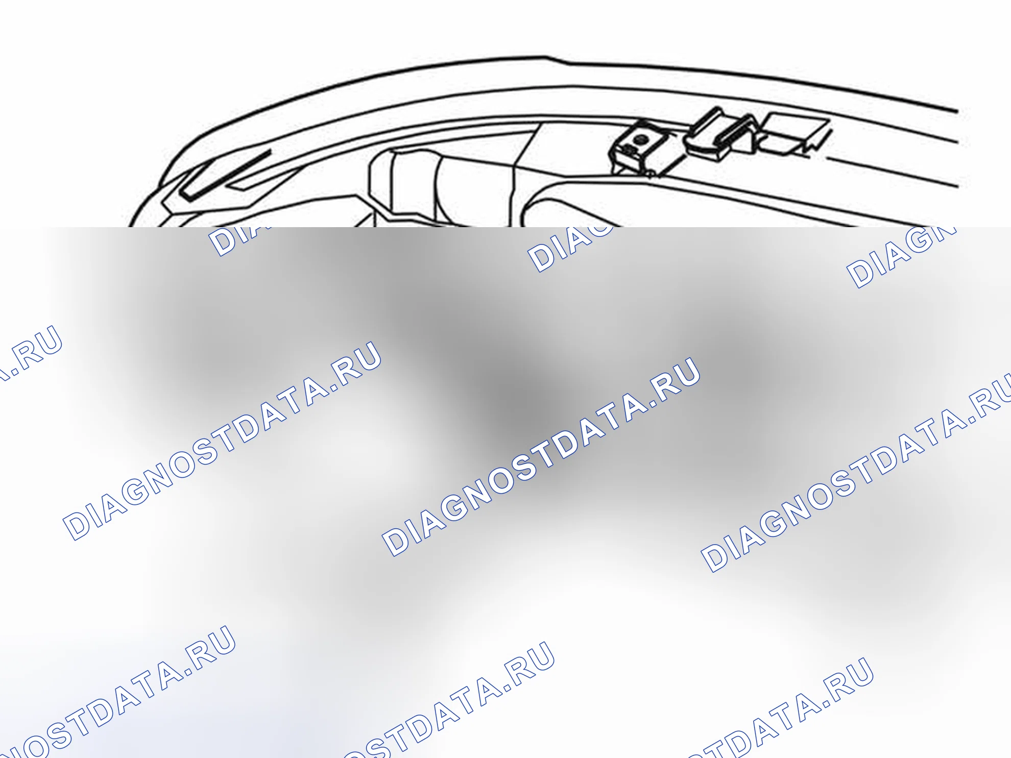 Рис. 24: Снятие ламп стояночного освещения галогенных фар. Volvo XC70 I рестайлинг