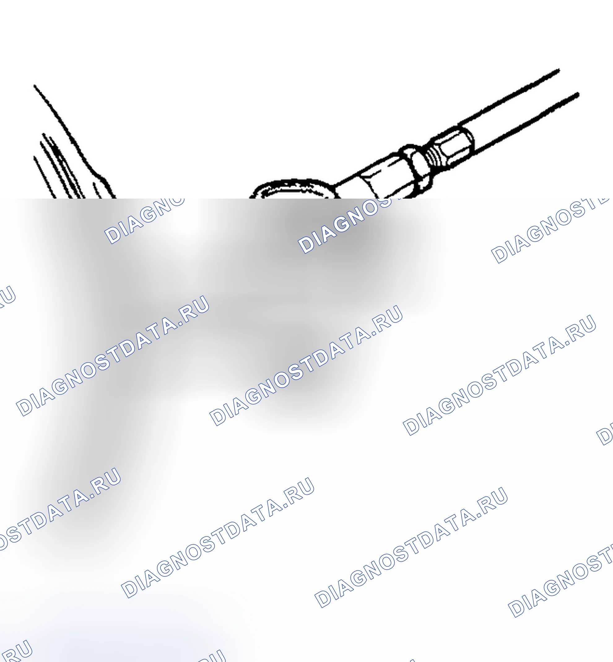 Рис. 44: Проверка загрузки конца стяжной тяги. Suzuki Aerio I