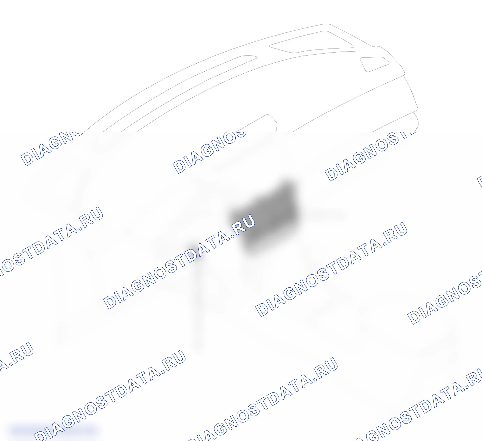 Схема расположения системы отопления, вентиляции и кондиционирования — Haval H2. Haval H2 I