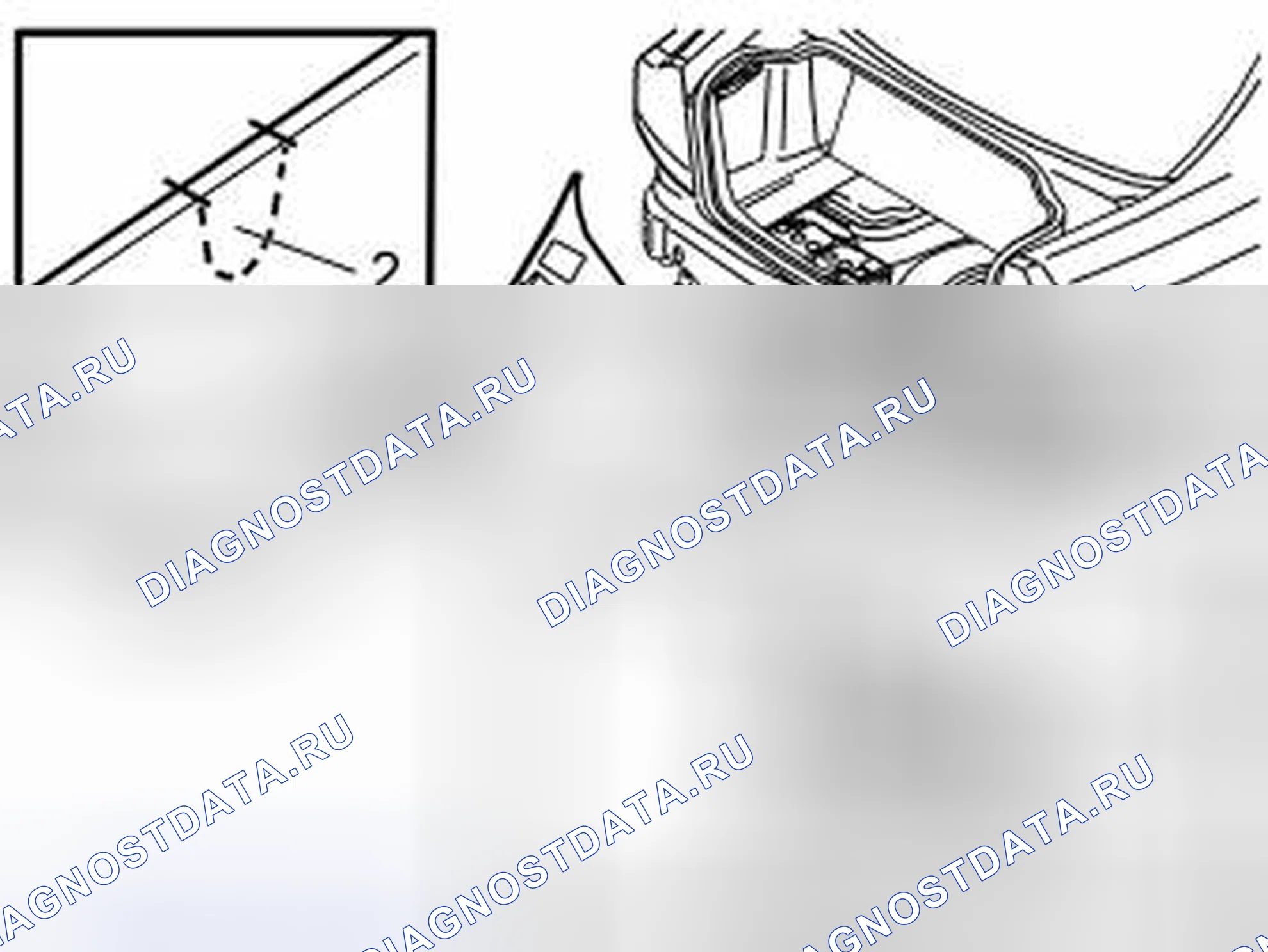 Рис. 255: Установка кабельного жгута. Volvo S60 I