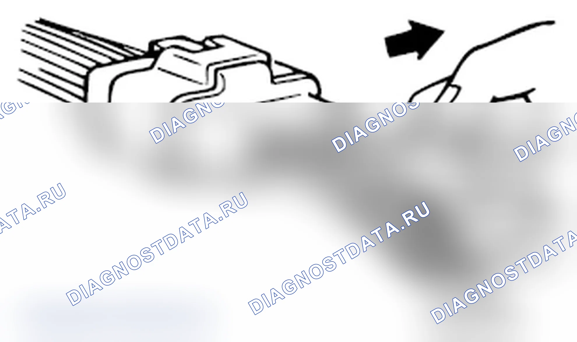 Рис. 48: НЕПРАВИЛЬНАЯ ПРОВЕРКА ЗАЦЕПЛЕНИЯ КЛЕММ. Mitsubishi Lancer Ralliart X рестайлинг
