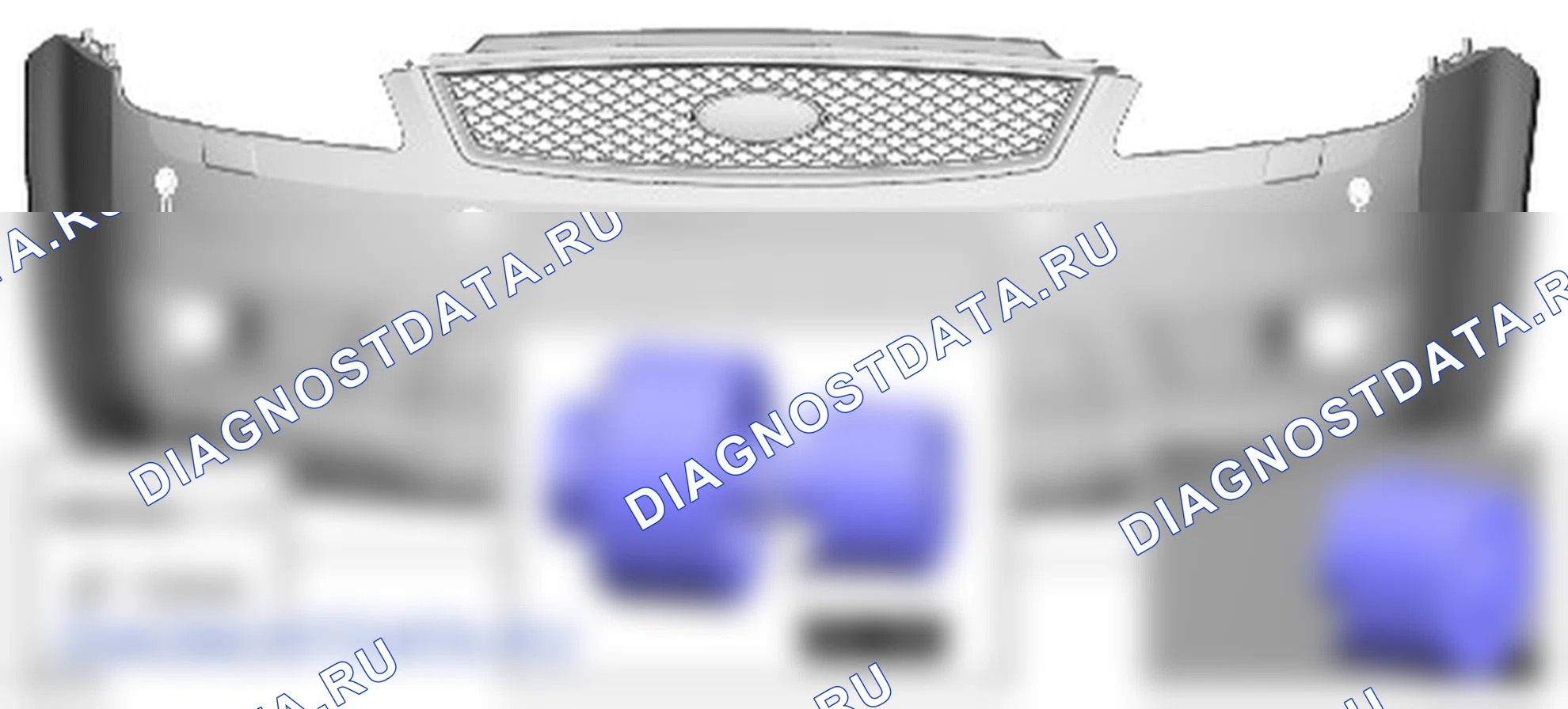 Как снять и установить передний датчик системы помощи при парковке. Ford C-MAX I рестайлинг
