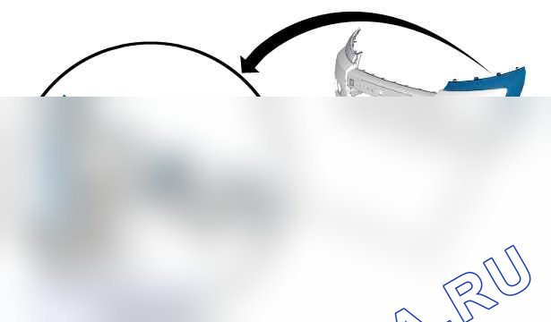 Разборка-сборка: переднего бампера — c5js0dqd. Citroen Jumpy II
