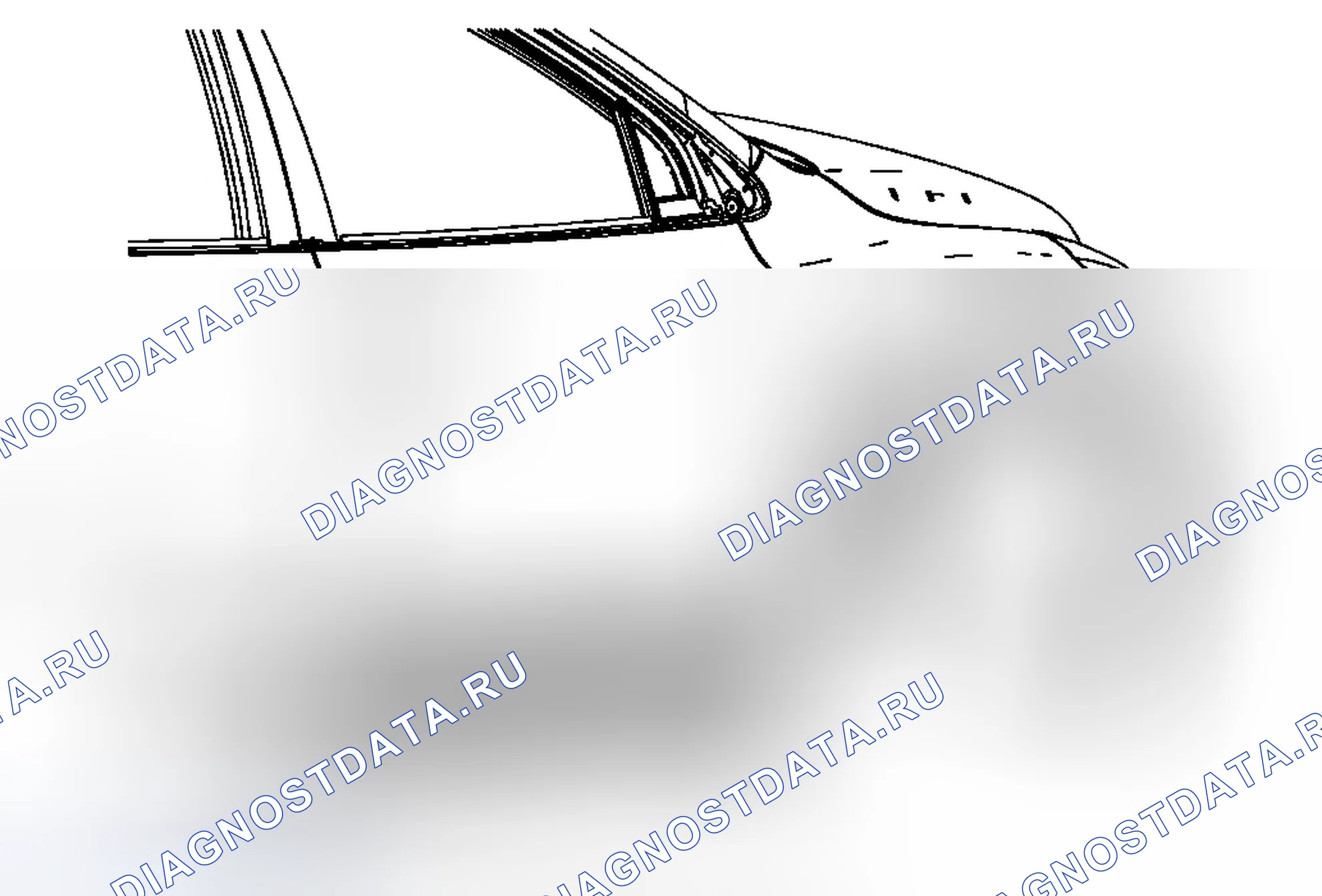 Рис. 41: Замена нижней формовки передней боковой двери (анклав). Chevrolet Traverse I