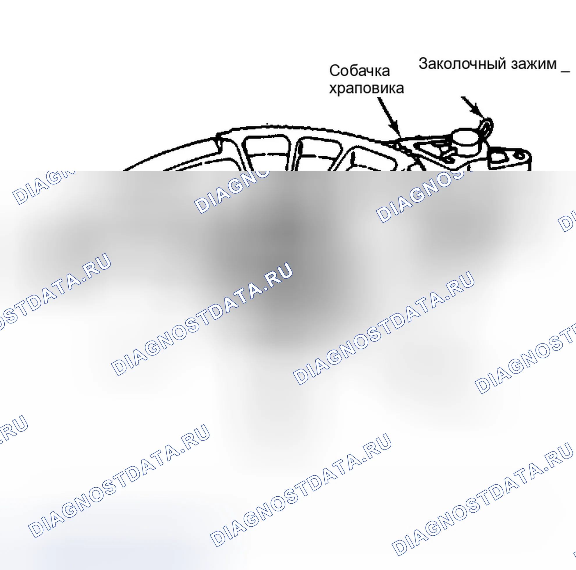 Рис. 2: Демонтаж. Ford Probe I
