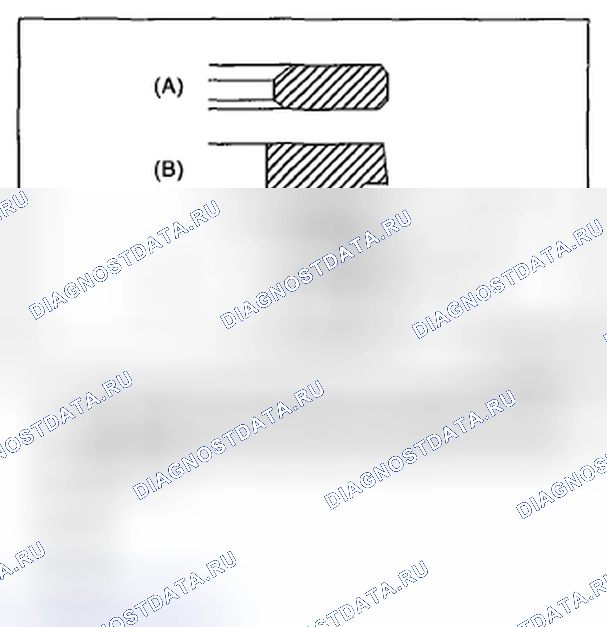 Рис. 411: ПОРШНЕВОЕ КОЛЬЦО. Subaru Outback BR