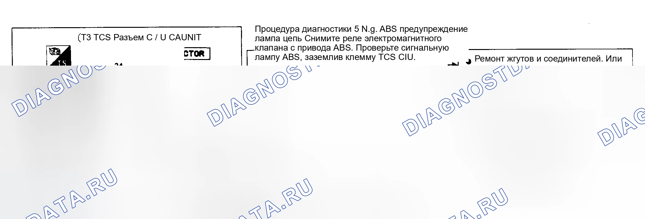 Рис. 96: ПРОЦЕДУРА ДИАГНОСТИКИ СВП № 5. Infiniti Q45 I
