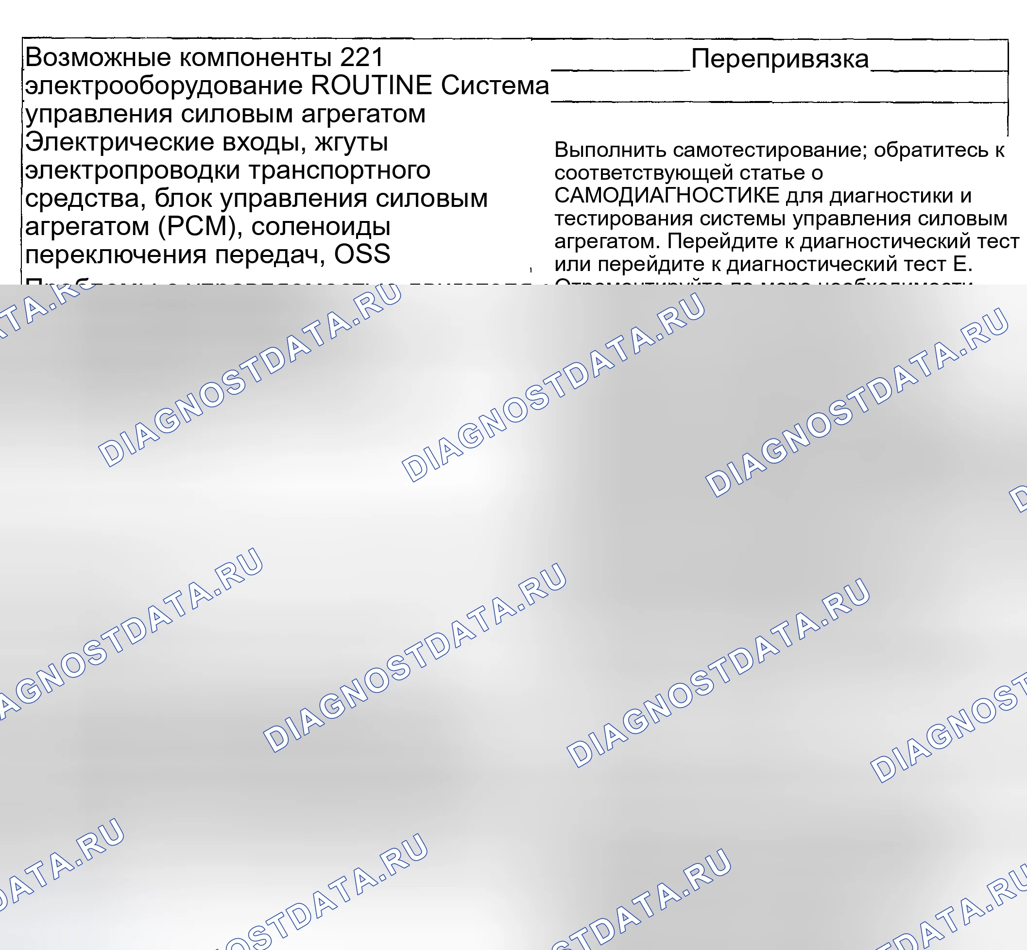 Рис. 1699: Диагностические процедуры 221 / 321 - проблемы со сменами: 2-3 смены (автоматически). Ford Pickup F250 Super Duty I