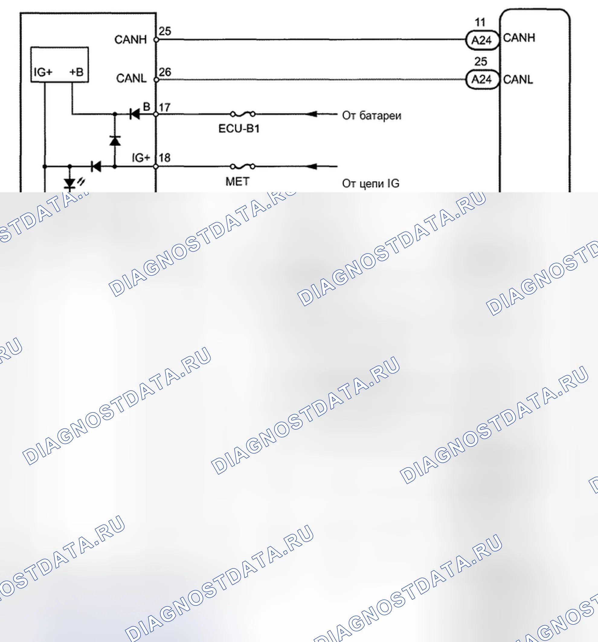 Рис. 21: электросхема. Toyota Land Cruiser 200