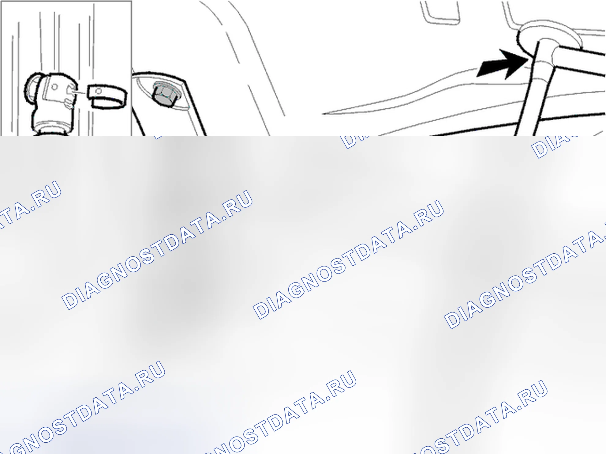Рис. 56: Снятие капота в сборе. Volvo S40 I рестайлинг