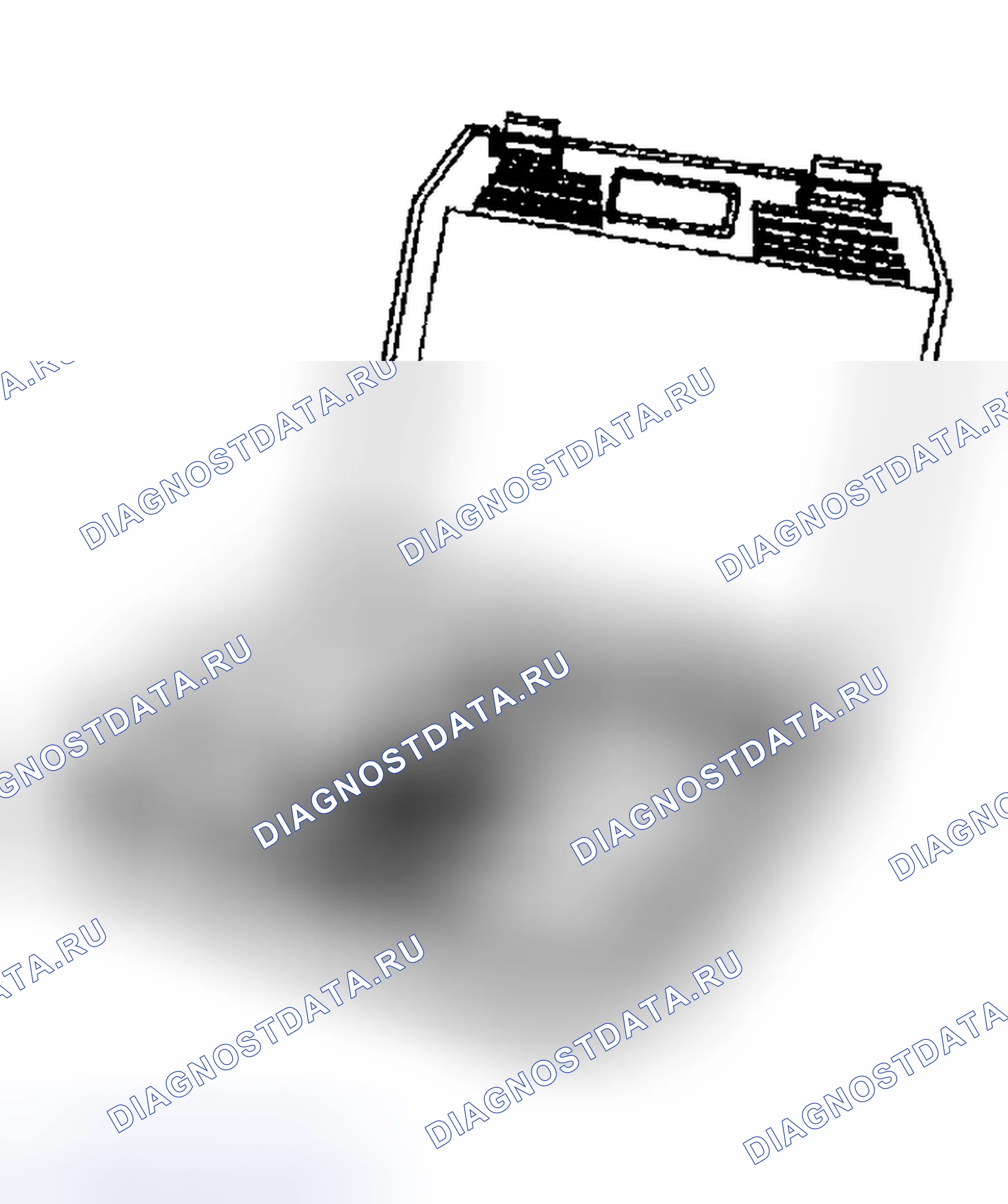 Рис. 174: СЧИТЫВАНИЕ ДИАГНОСТИЧЕСКИХ КОДОВ НЕИСПРАВНОСТЕЙ. Subaru Forester SG