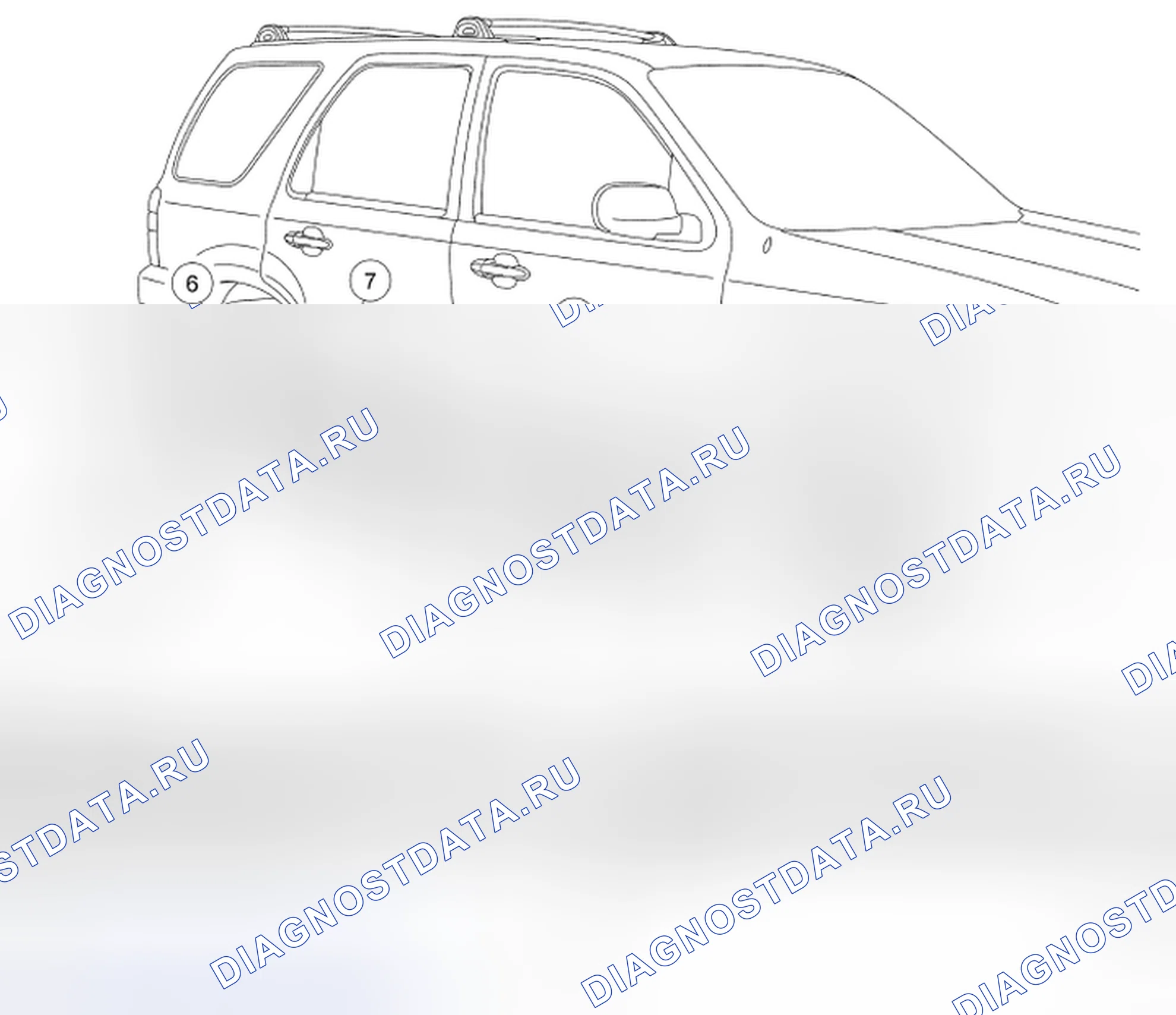 Рис. 13: Внешняя отделка - разнесенный вид - Mariner. Hyundai Matrix I рестайлинг