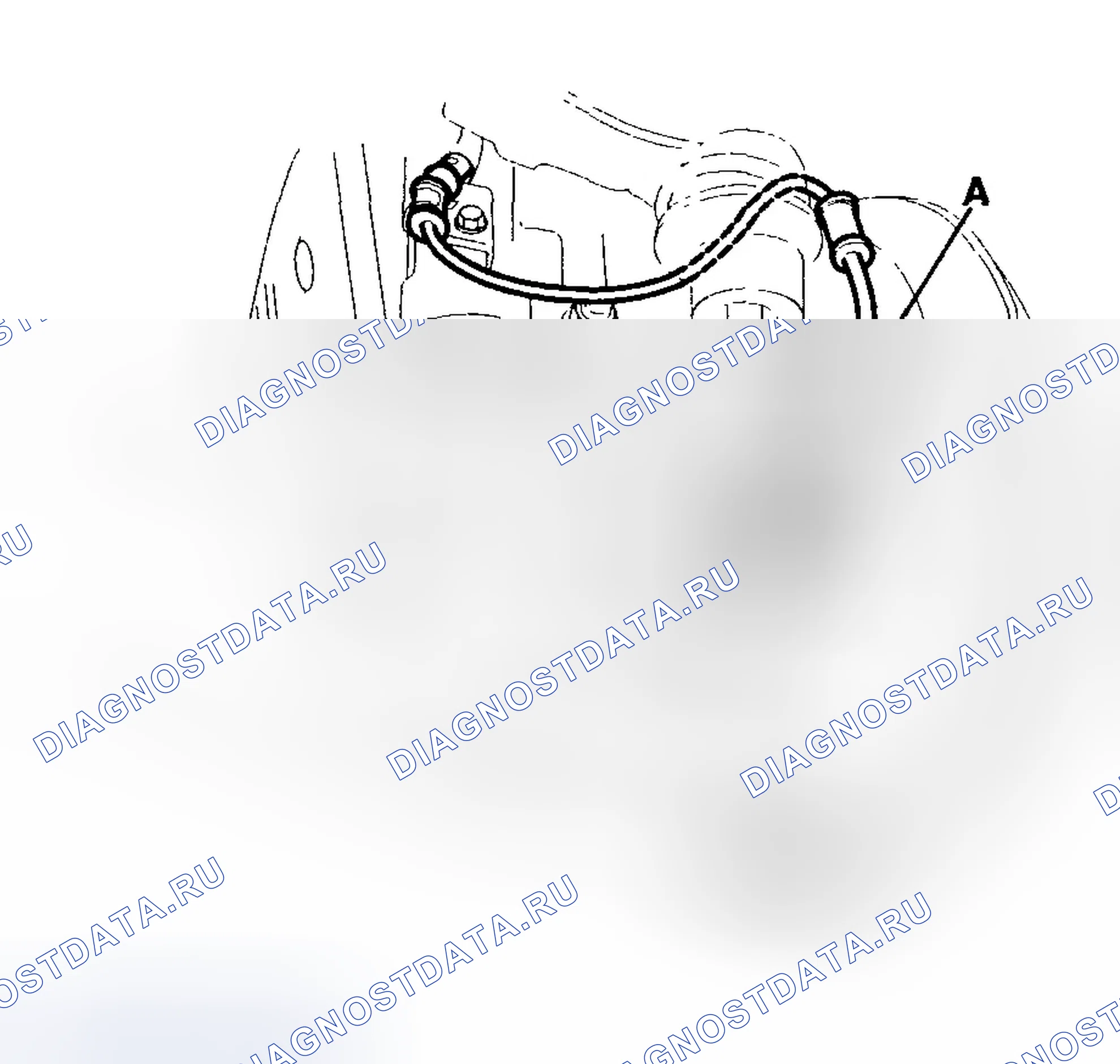 Рис. 1: ДАТЧИК СКОРОСТИ ПЕРЕДНЕГО КОЛЕСА. Hyundai Tucson I