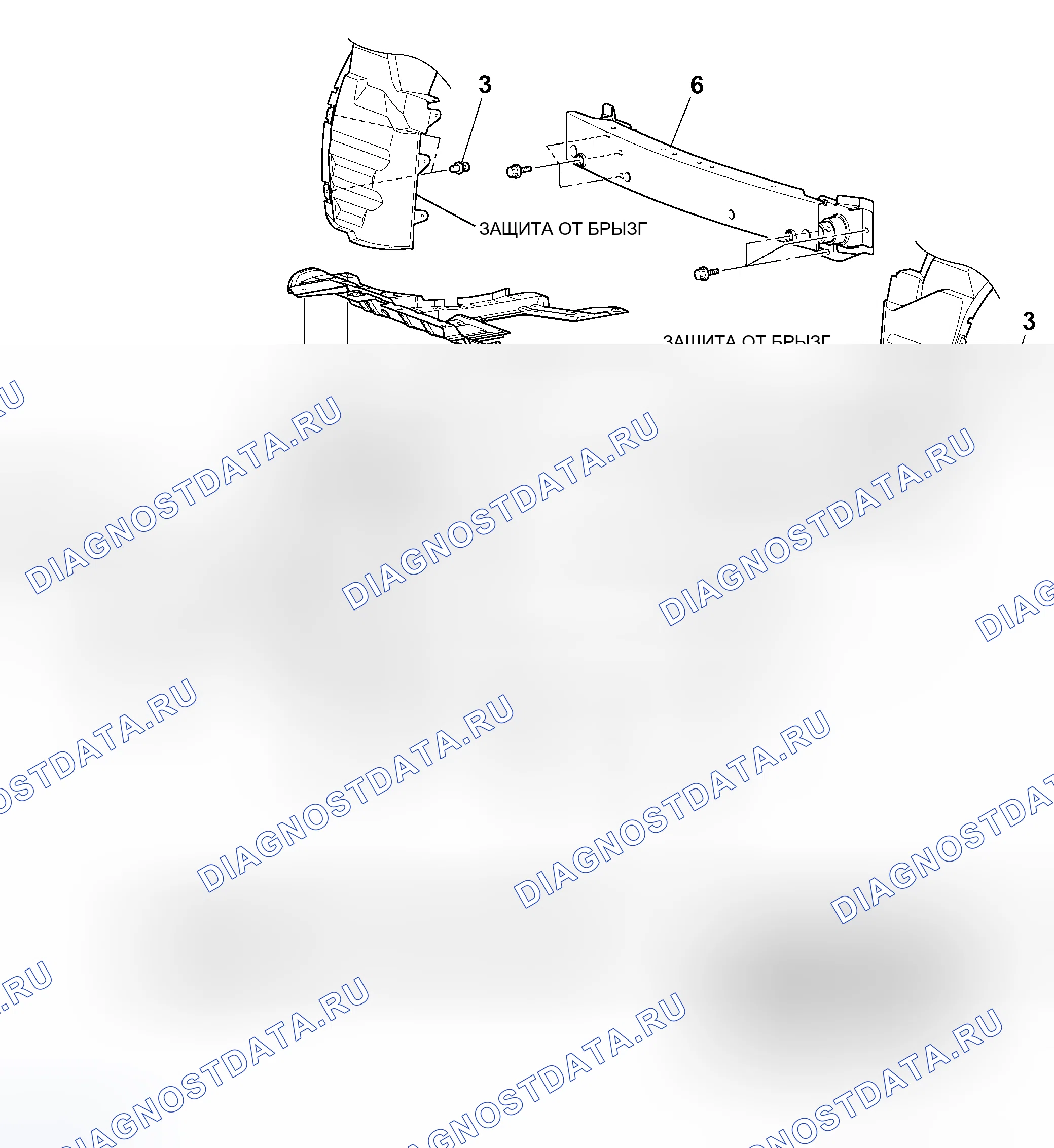 Рис. 1: ДЕМОНТАЖ И МОНТАЖ. Mitsubishi Outlander I
