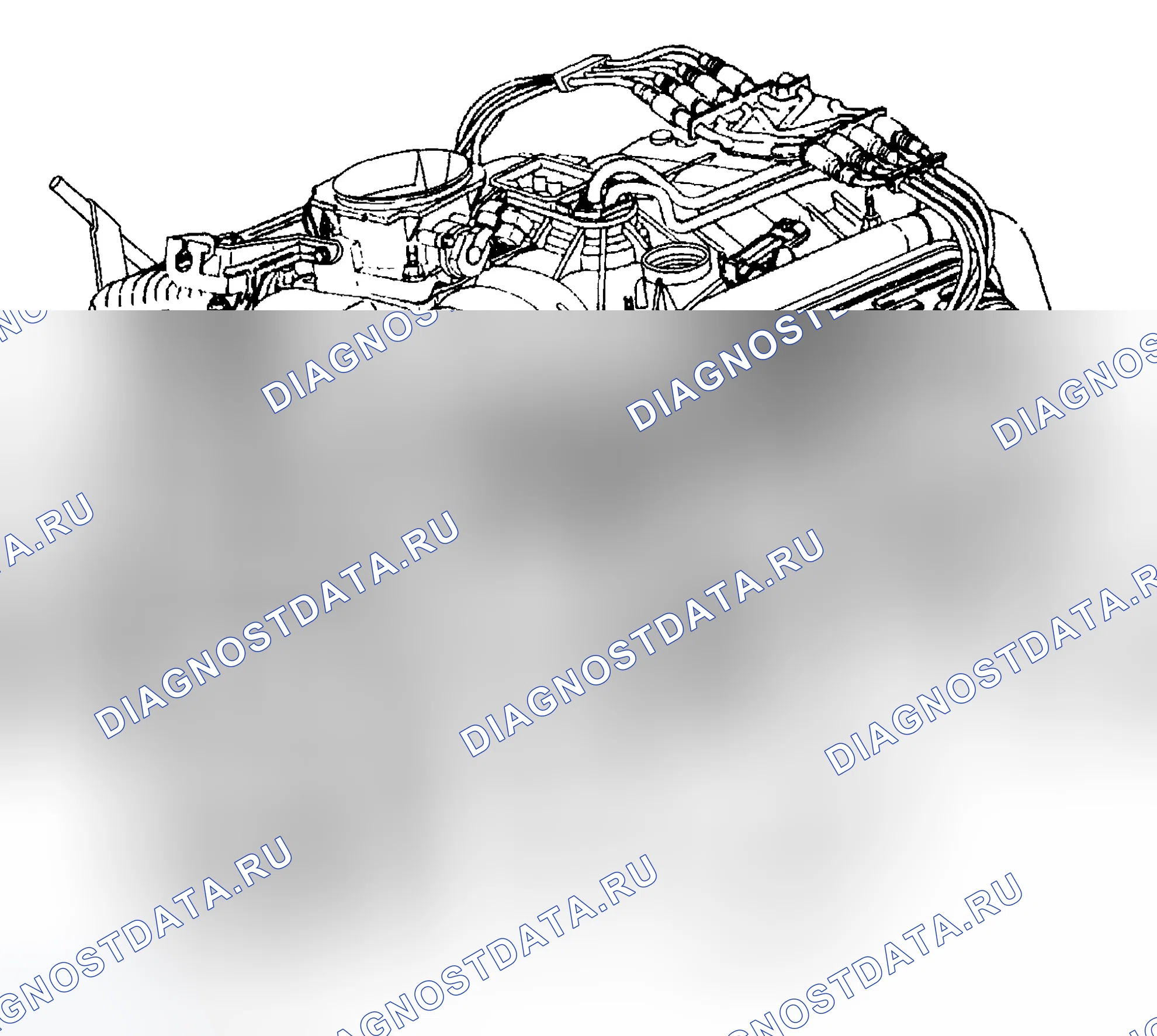 Рис. 246: Описание компонентов двигателя. GMC Yukon Denali 