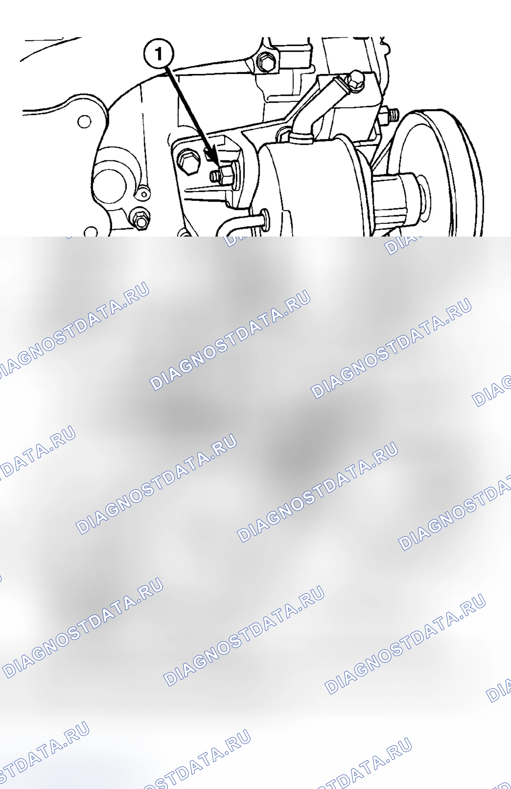 Рис. 26: НАСОС ГУР. Dodge Grand Caravan IV