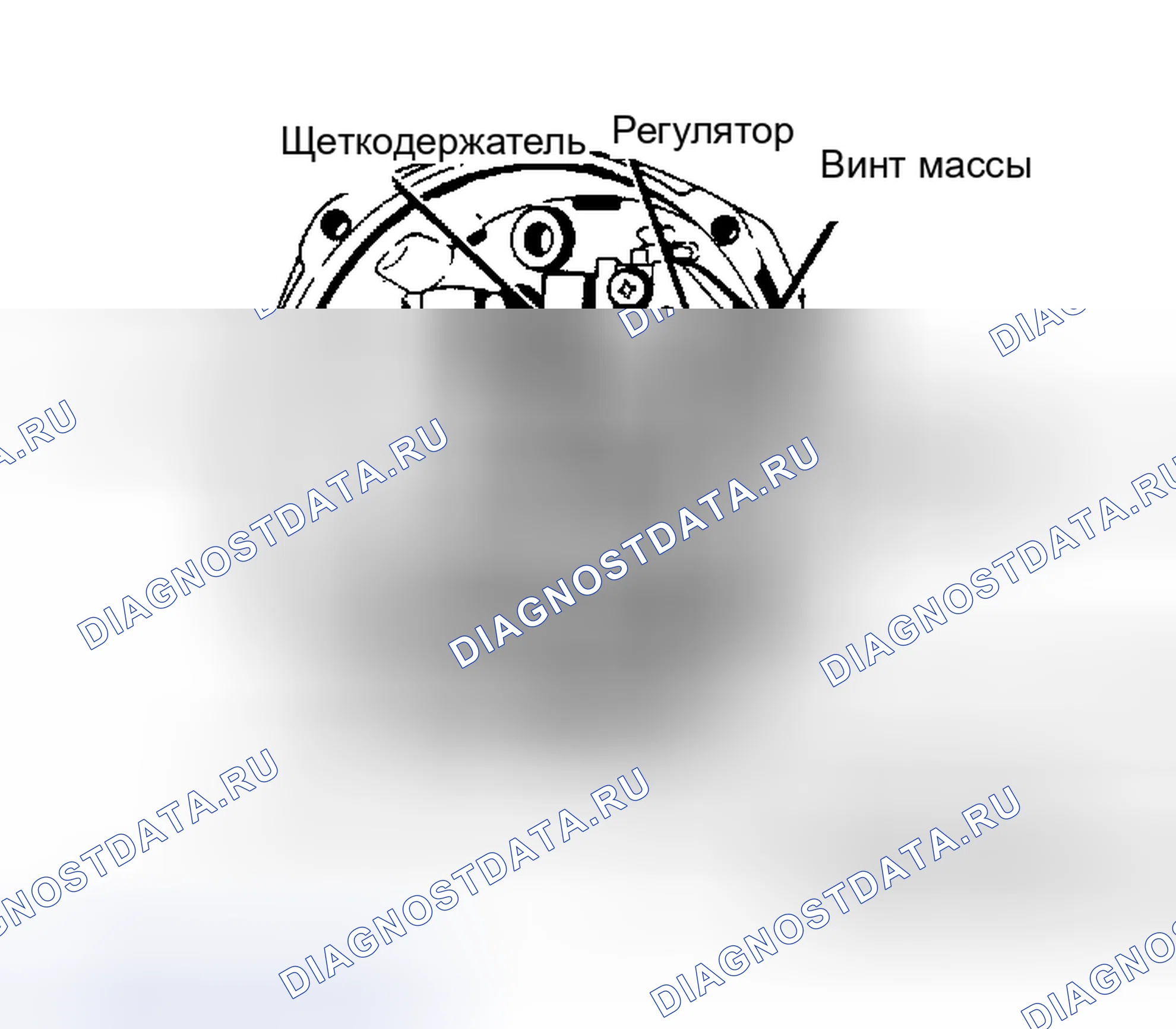Рис. 6: Стендовые испытания Выпрямительный мост и ID компонентов концевой рамы Наблюдайте за показаниями и обратными соединениями испытательного вывода.. Chevrolet Suburban C10 