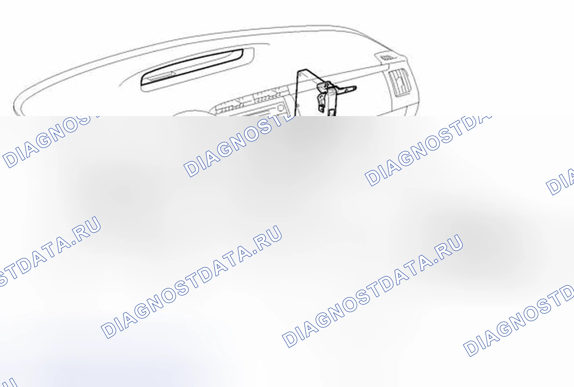 Рис. 308: ИЛЛЮСТРАЦИЯ. Toyota Prius PHV pre-III