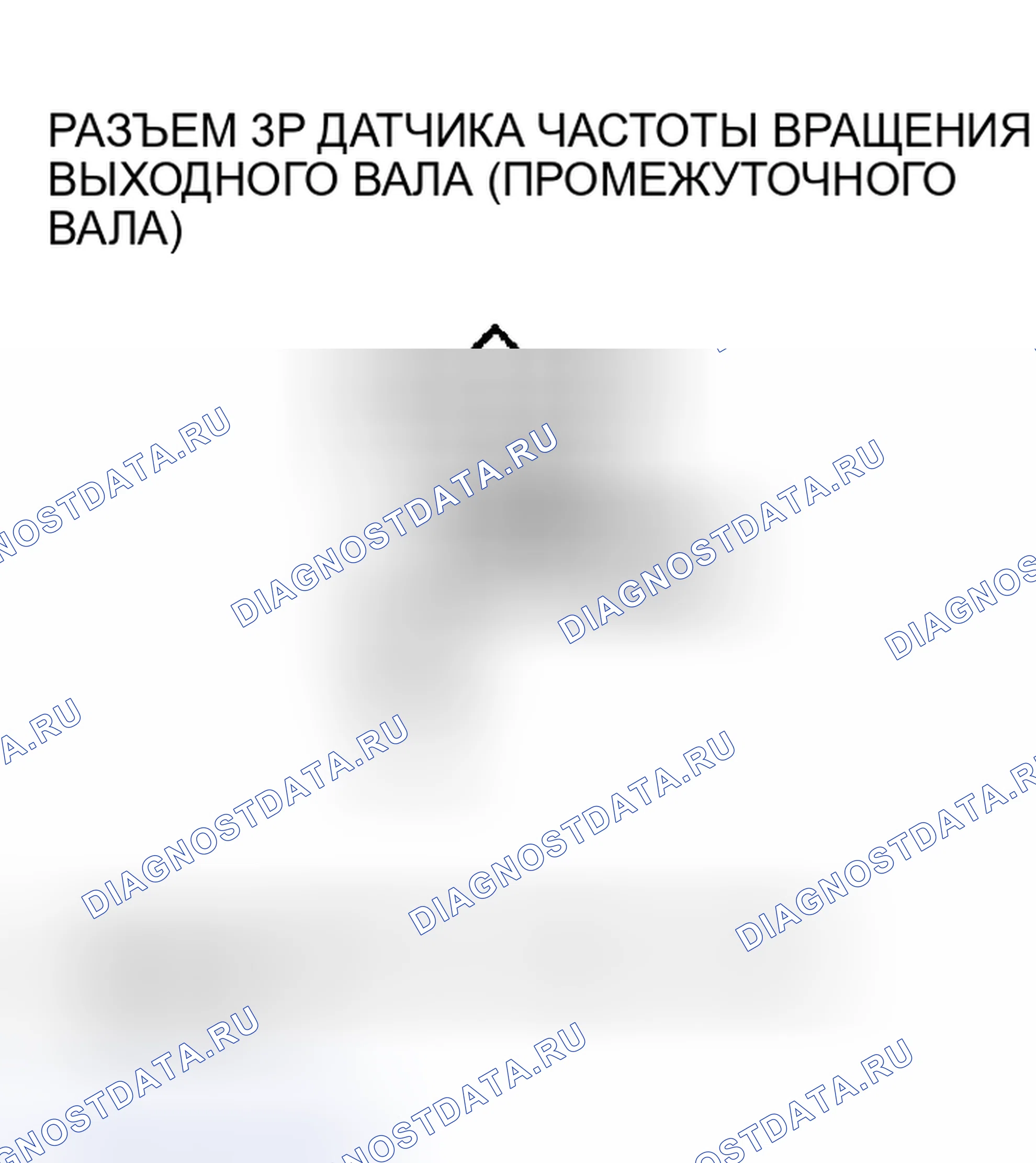 Рис. 268: P0720 расшифровка кода ошибки: неисправность цепи датчика частоты вращения выходного вала (промежуточного вала) (модели 2005-2006 гг.). Acura RSX I