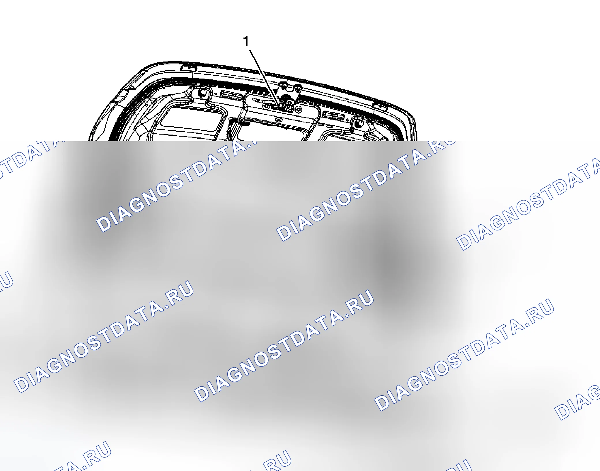 Рис. 2: Виды компонентов задней части кузова. Buick LaCrosse I