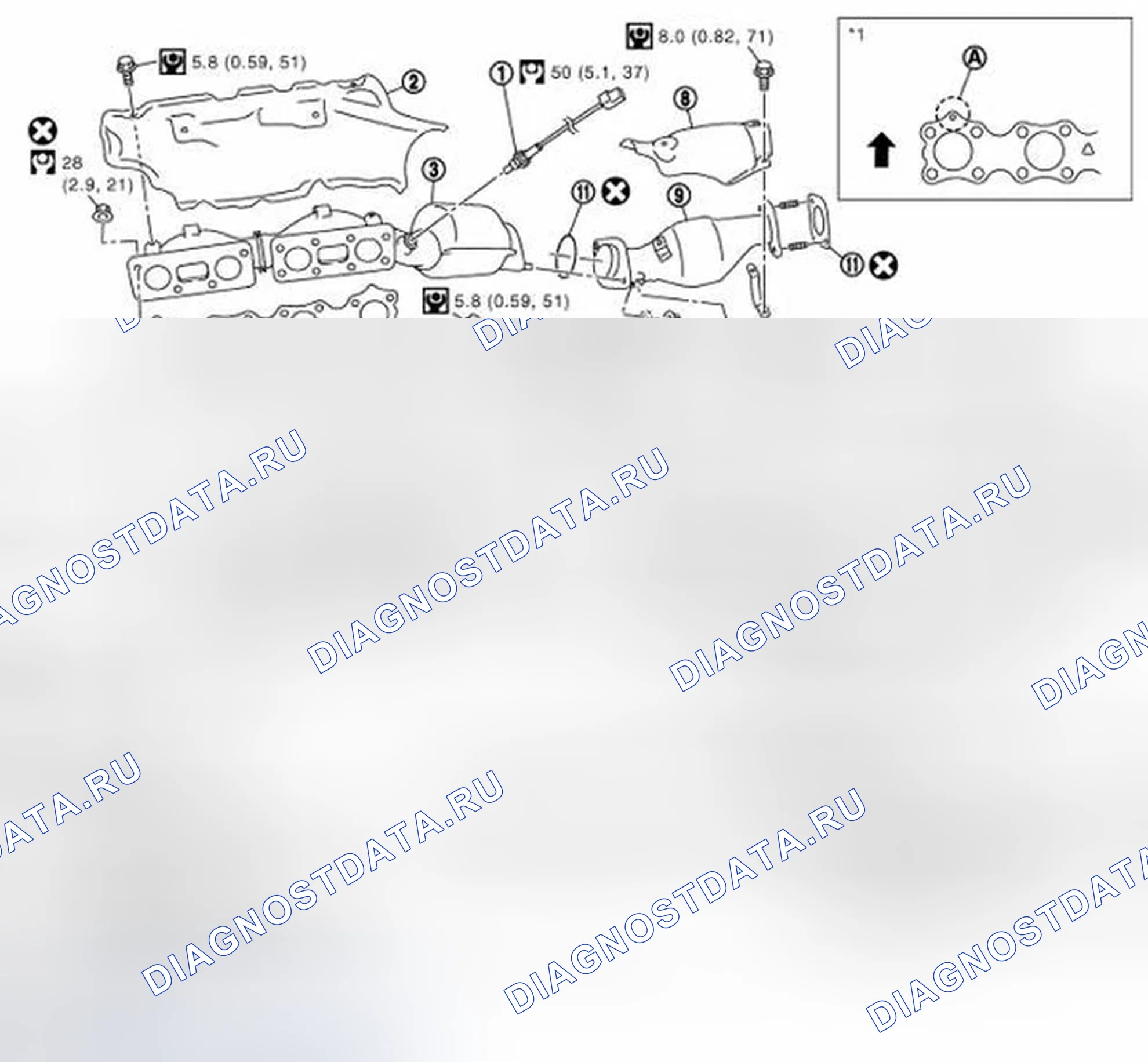 Рис. 24: Компоненты. Infiniti FX45 I рестайлинг