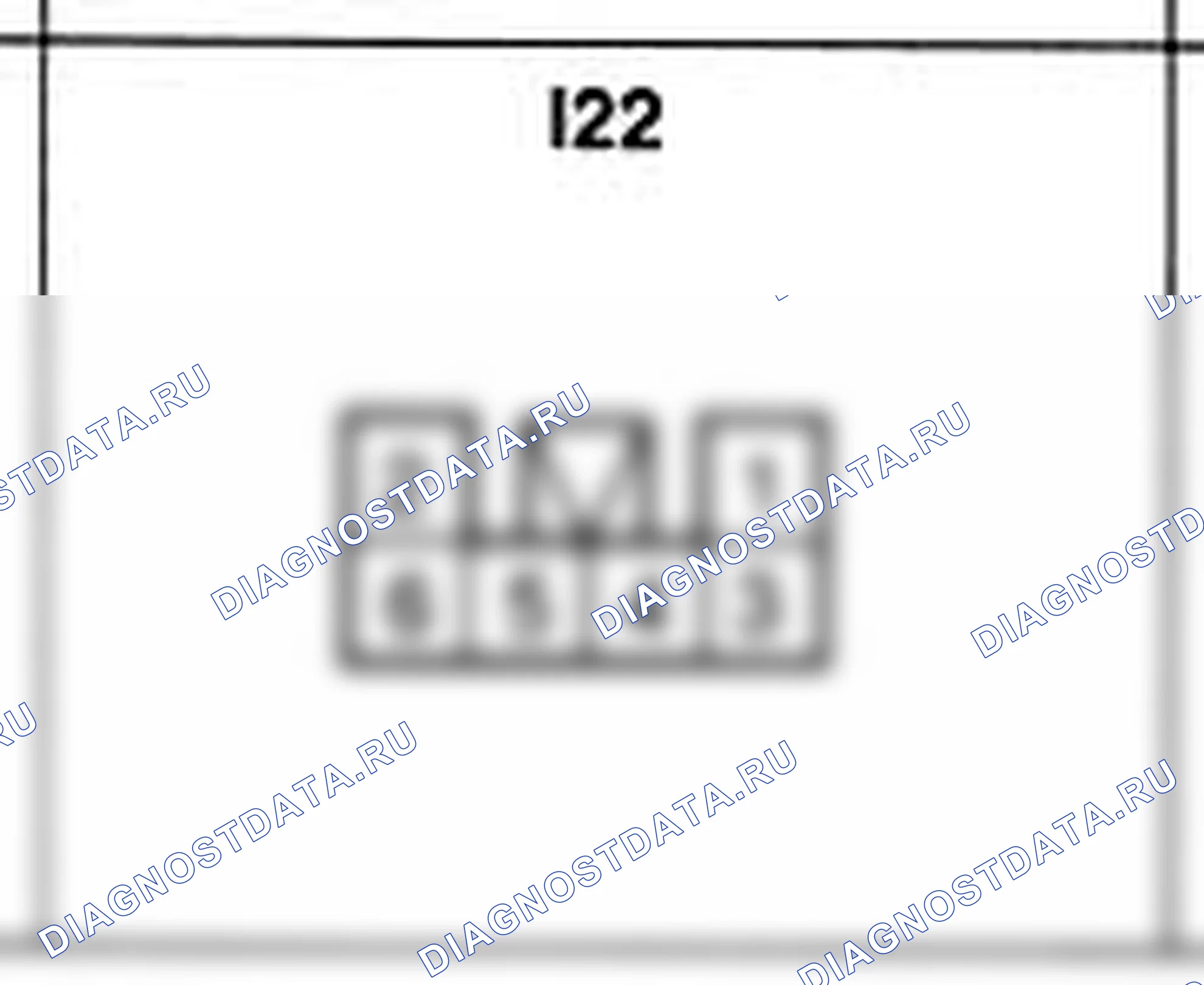 Распиновка разъёма I22 — жгута панели приборов. Hyundai Atos MX
