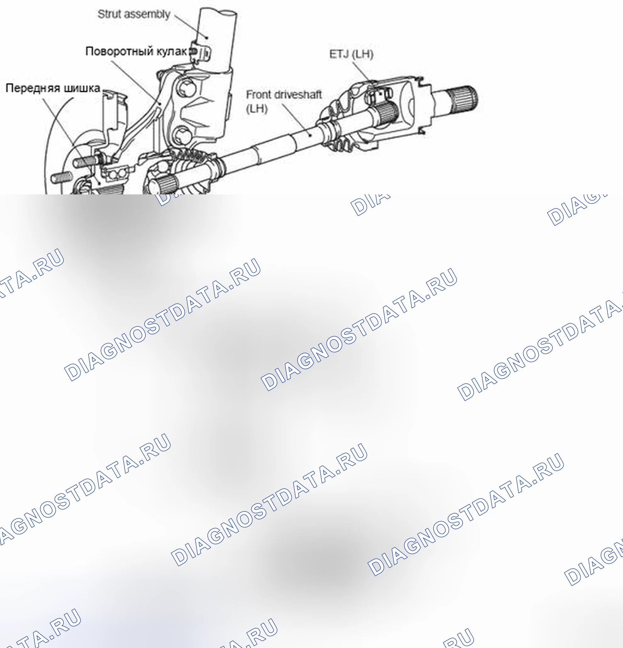Рис. 224: AWD (тип B). Mitsubishi Lancer Ralliart X рестайлинг
