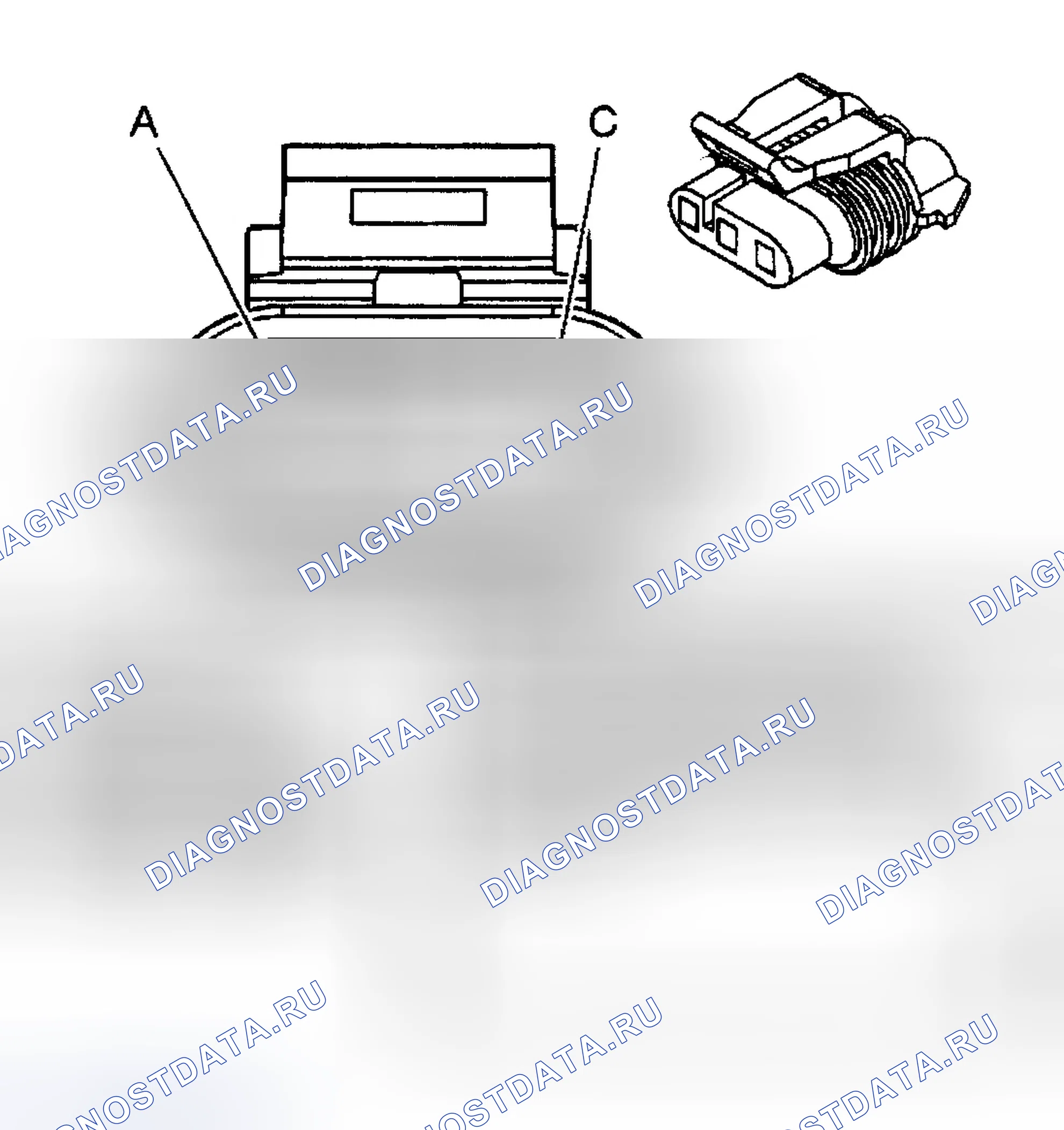 Рис. 340: ИДЕНТИФИКАЦИЯ СОЕДИНИТЕЛЯ. GMC Savana H2500 